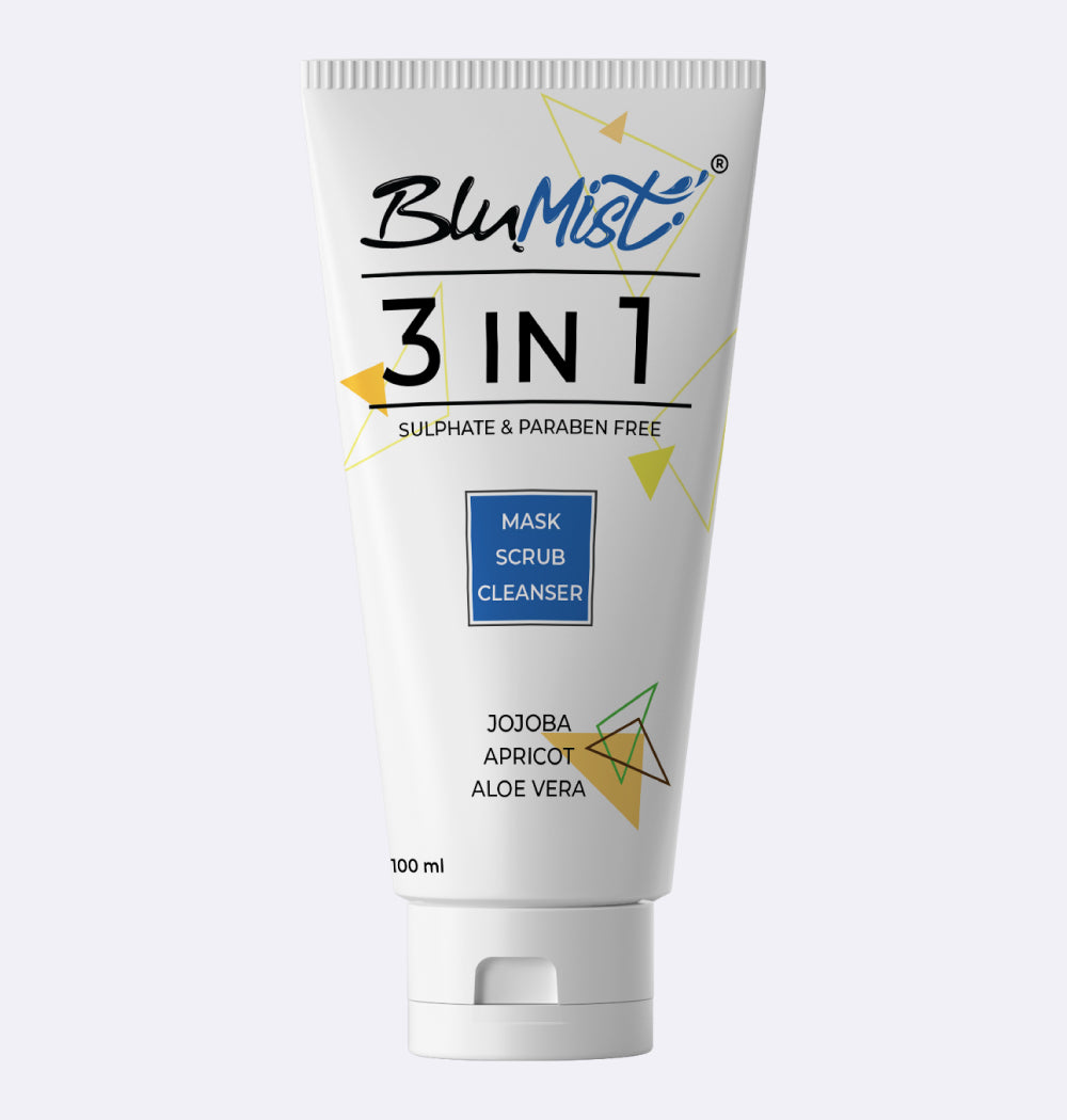 Blulife BluMist 3in1 Cleanser Scrub Mask