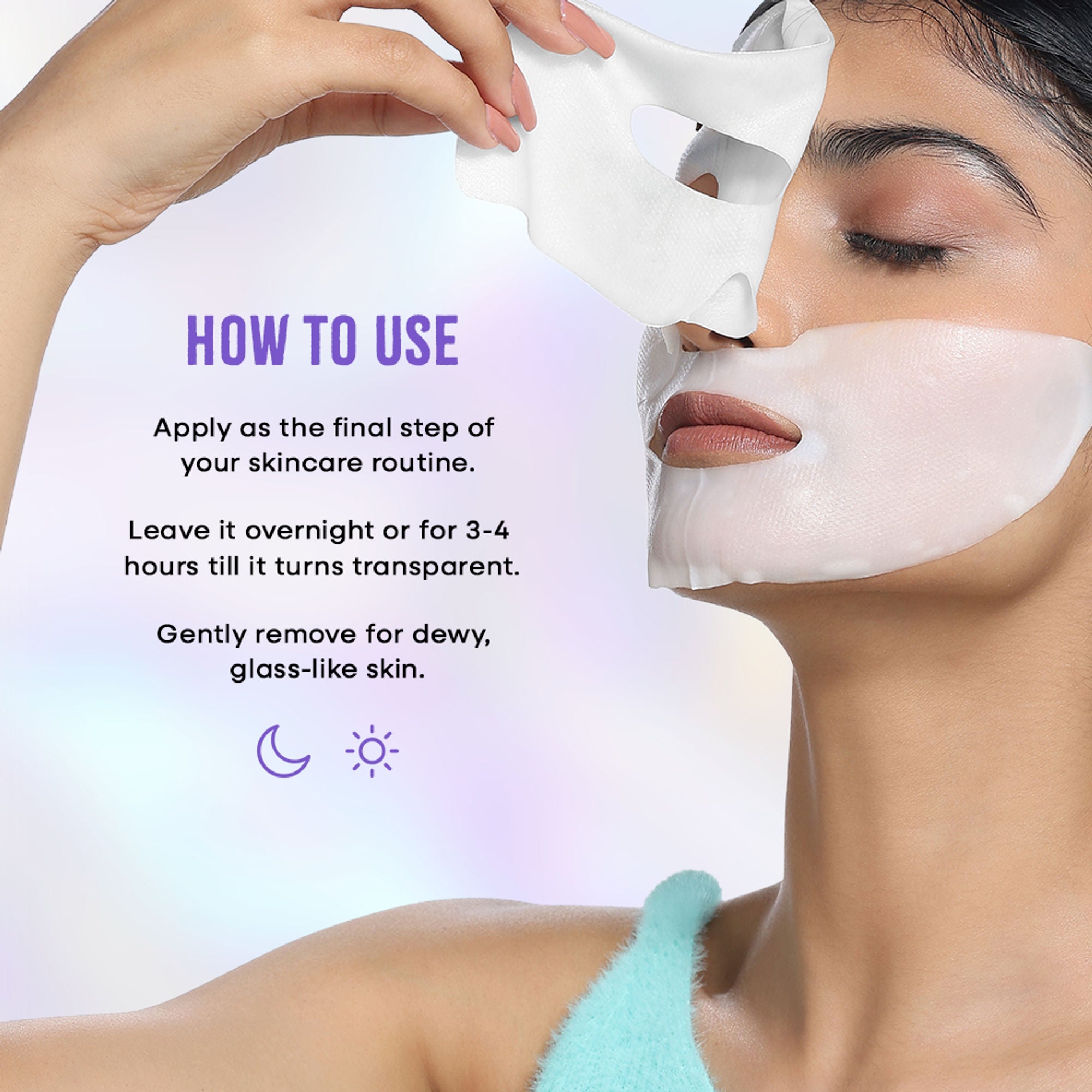 Nykaa Skin Real Collagen Mask – Hydrates, Brightens And Gives Dewy Skin Overnight - Formulated In Korea