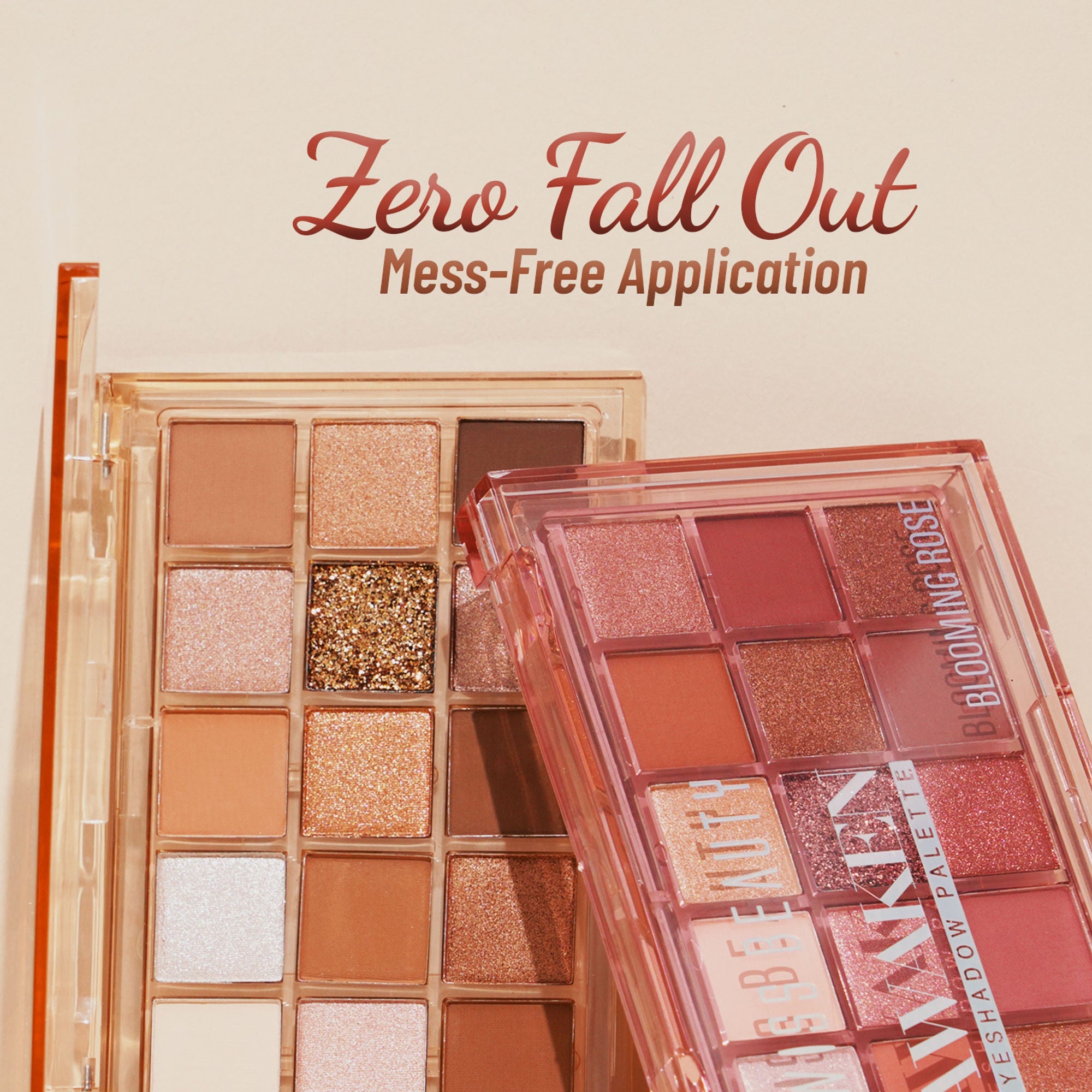 Swiss Beauty Awaken Eyeshadow Palette , Matte + Shimmer Finish , Long-Lasting - Blooming Rose