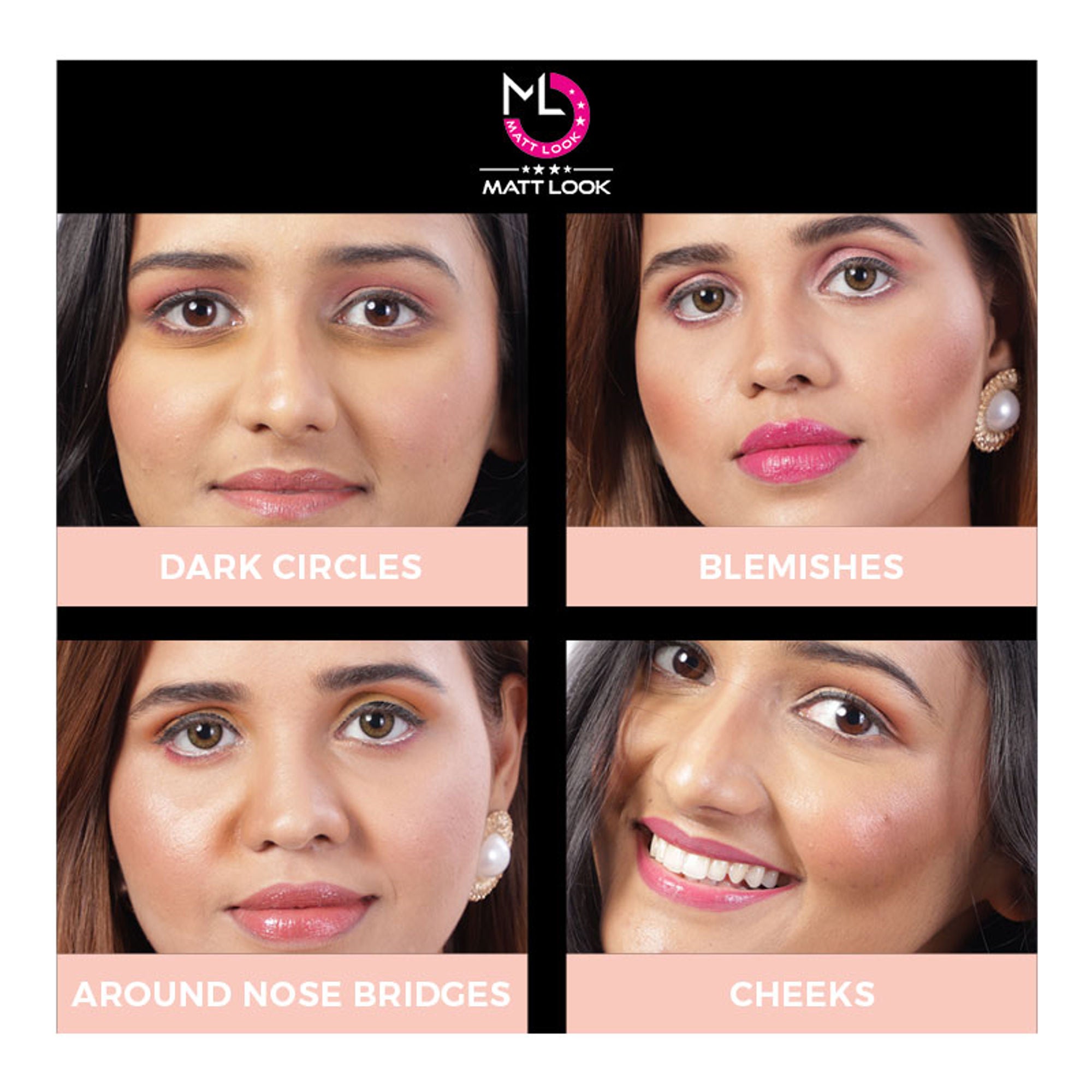Matt Look Concealer & Anticernes SPF 20 - Natural Beige