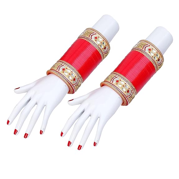 Tehzeeb Creation Bridal Bangle Set Dhanteras/Diwali/Bhai Dooj Collection Wedding Chuda Designer Chura Fashion Choora For Women THZ463