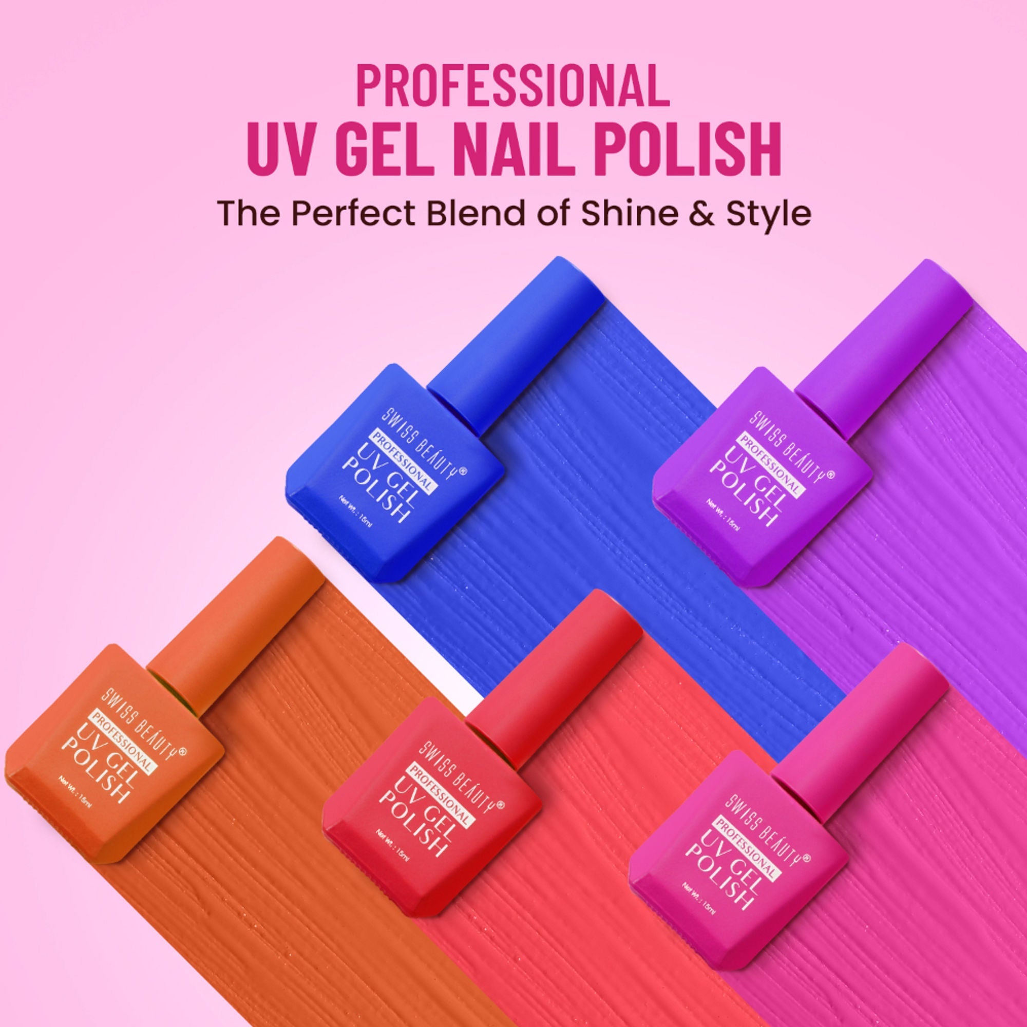 Swiss Beauty Professional UV Gel Nail Polish - Shade-44
