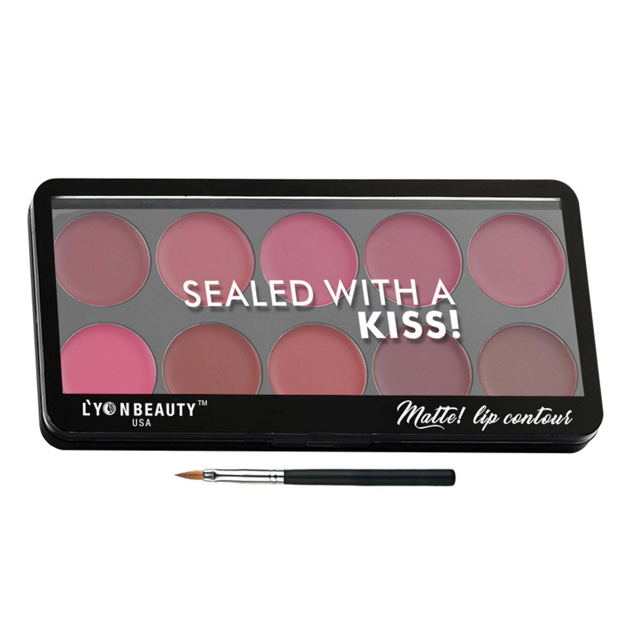 Lyon Beauty Matte Lip Contour Palette - Shade 02