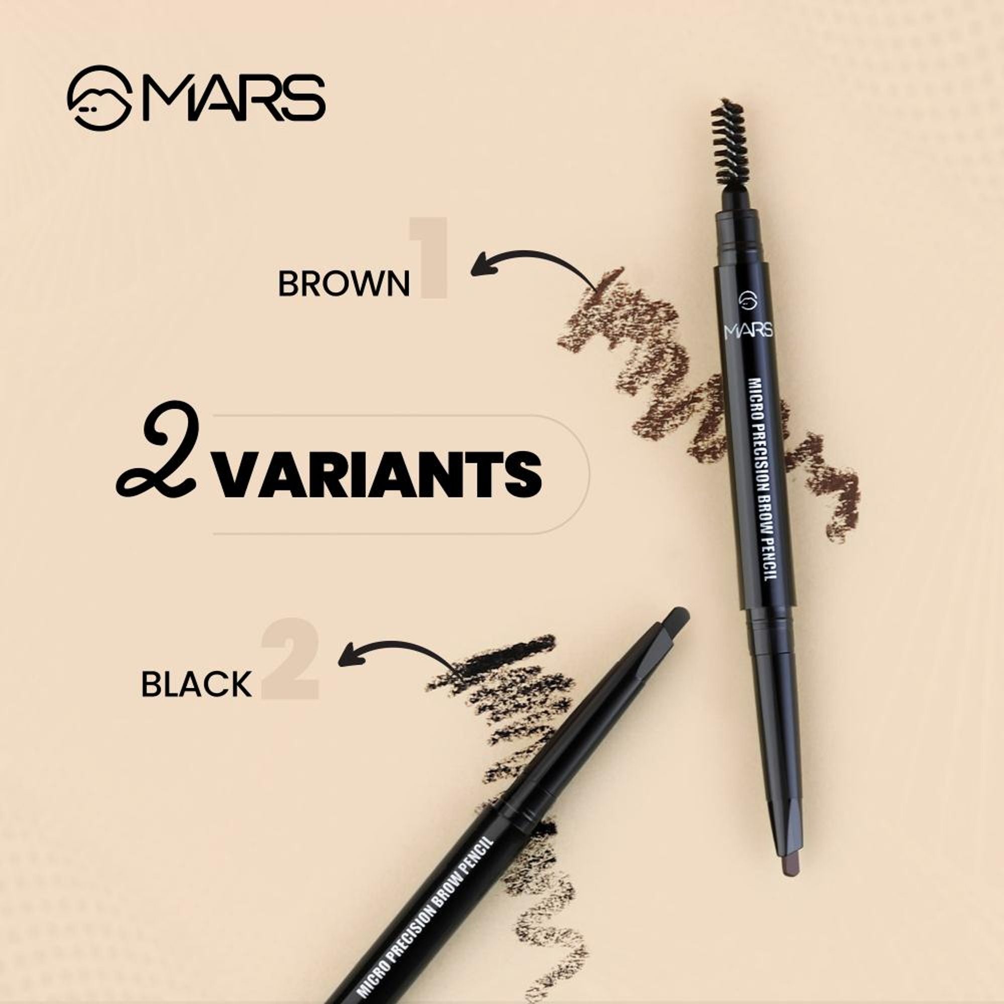 MARS Cosmetics Micro Precision Brow Pencil - Brown