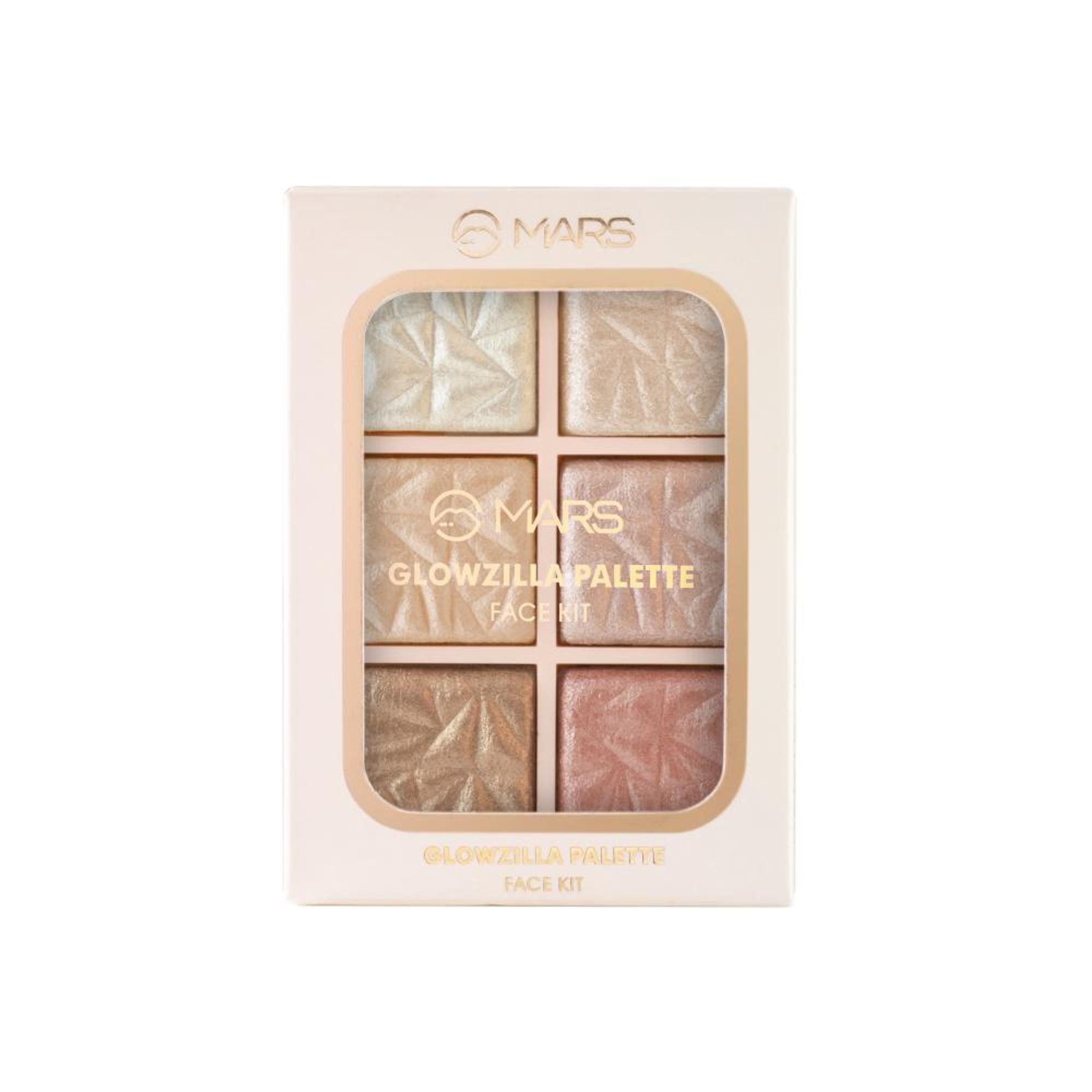 MARS Cosmetics Glowzilla 6 Shade Face Highlighter Palette - 02