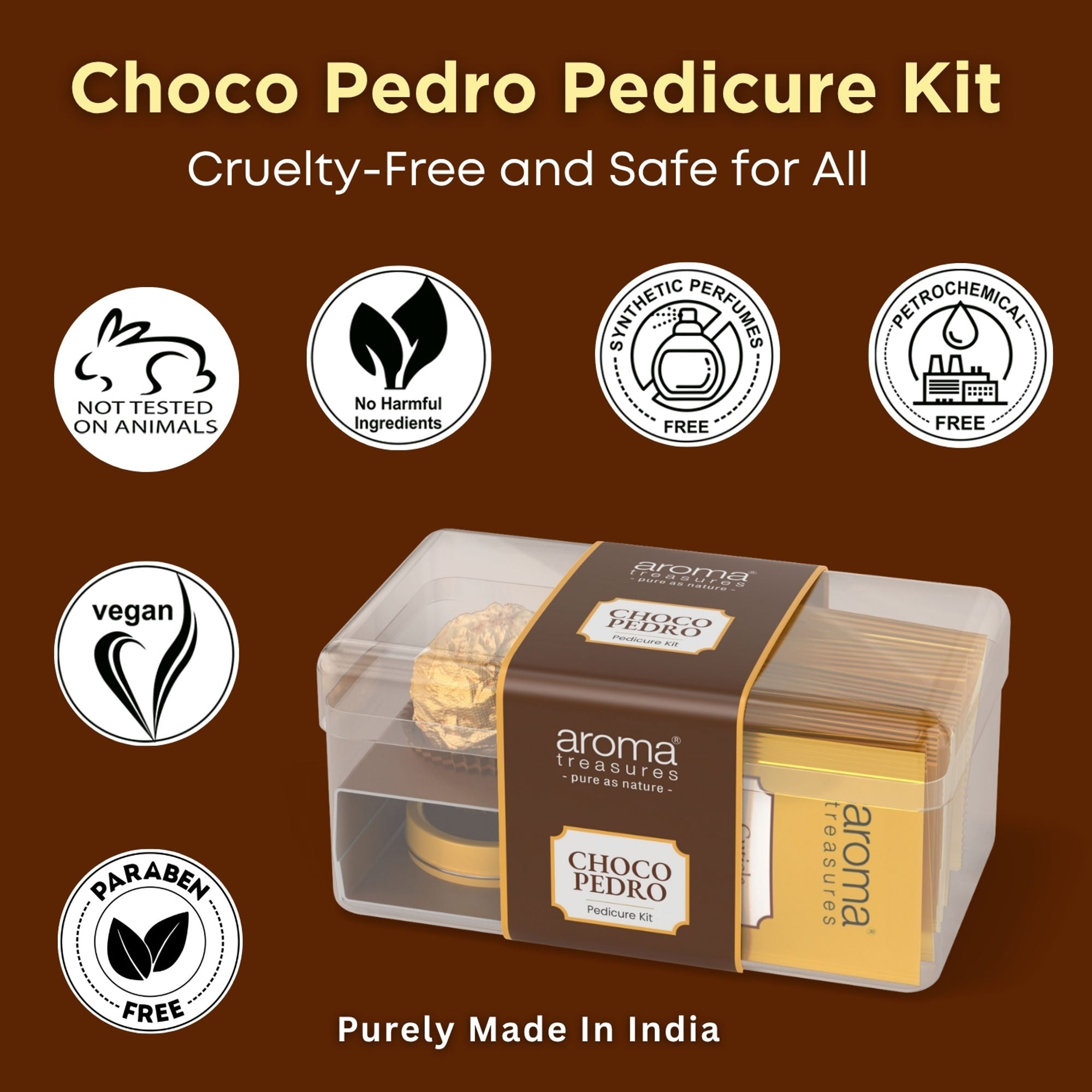 Aroma Treasures Choco Pedro Chocolate Pedicure Kit