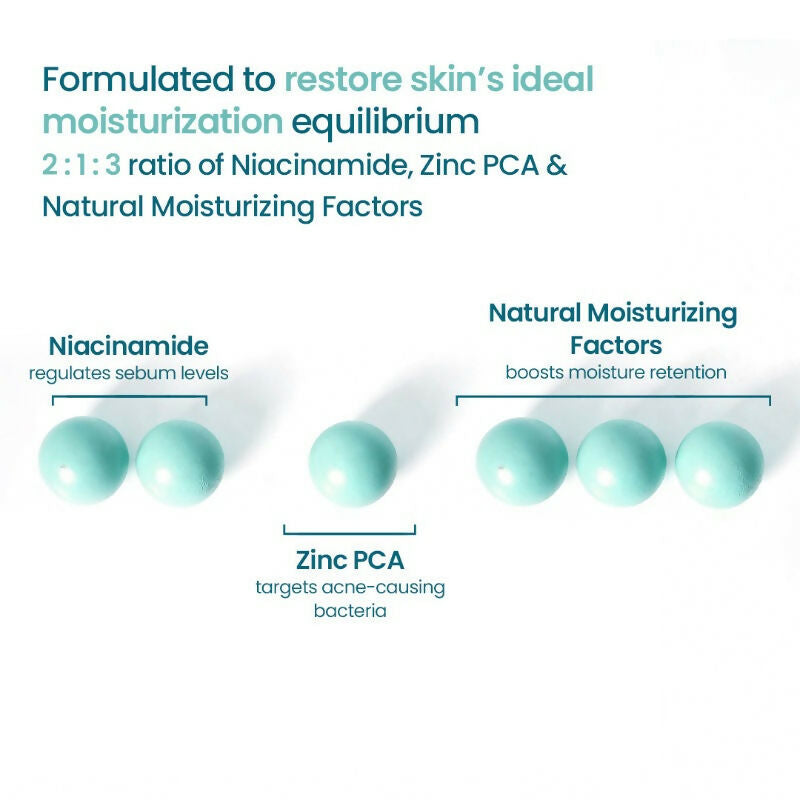 Wishcare 2:1:3 NMF Water Gel Moisturizer for Oily & Sensitive Skin, Oil-Free