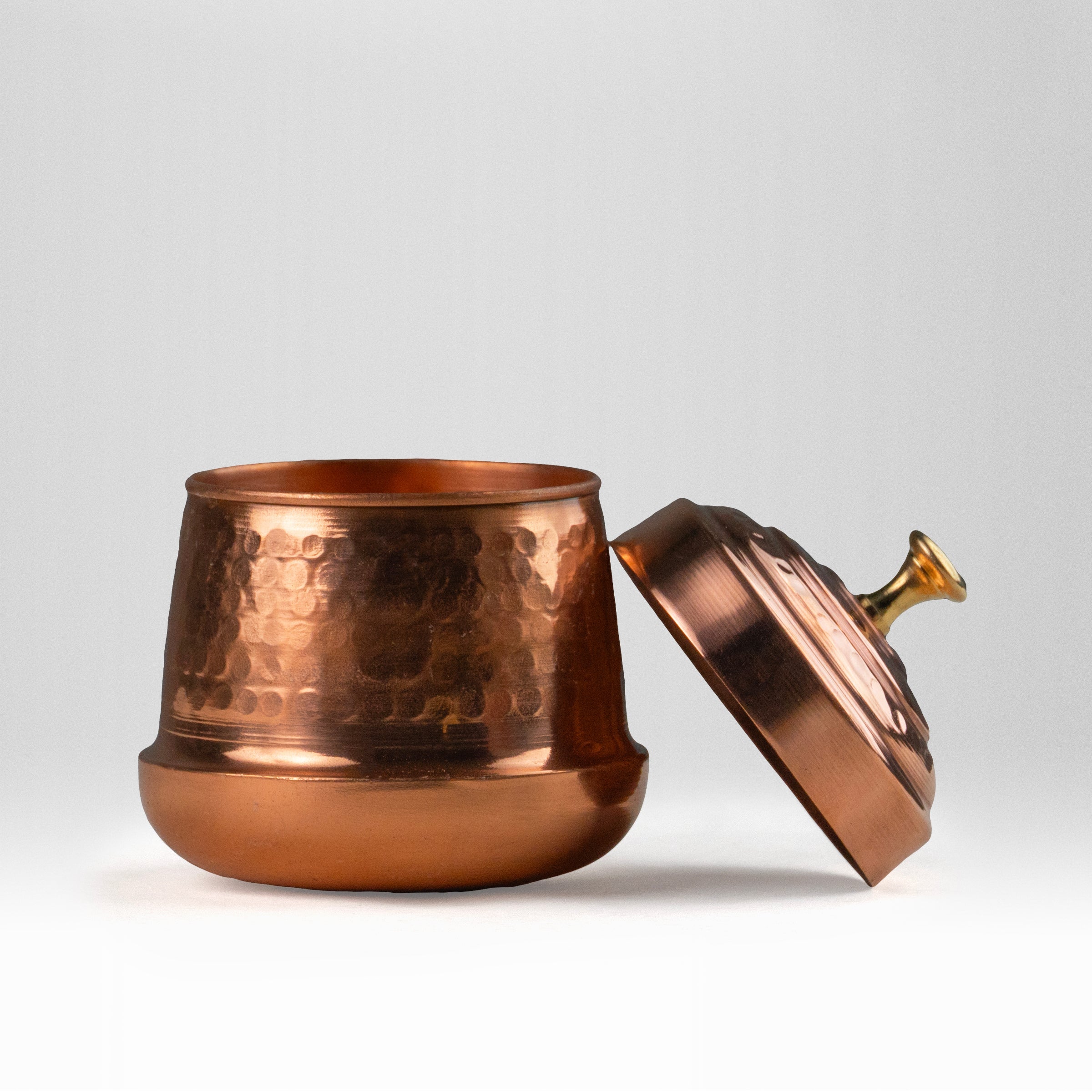 Health Smith Pure Copper Berry Dry Fruit Jar/Dabba/Container