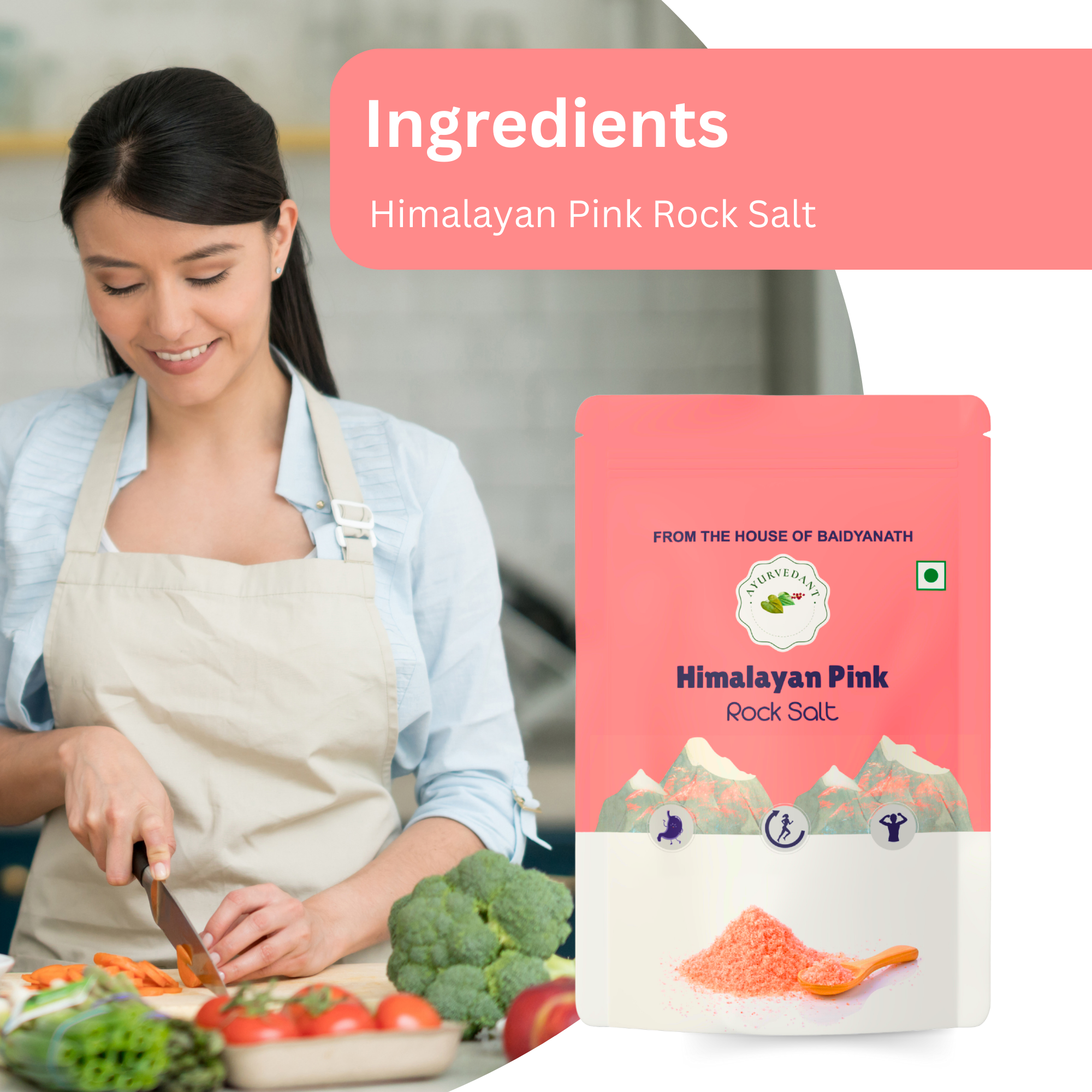 Ayurvedant Himalayan Pink Rock Salt - Image 3