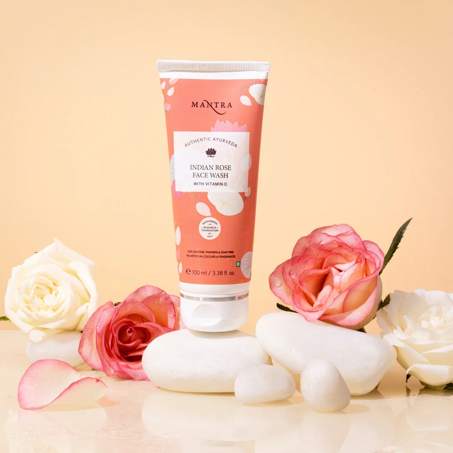 Mantra Indian Rose Face Wash With Vitamin C - Image 3