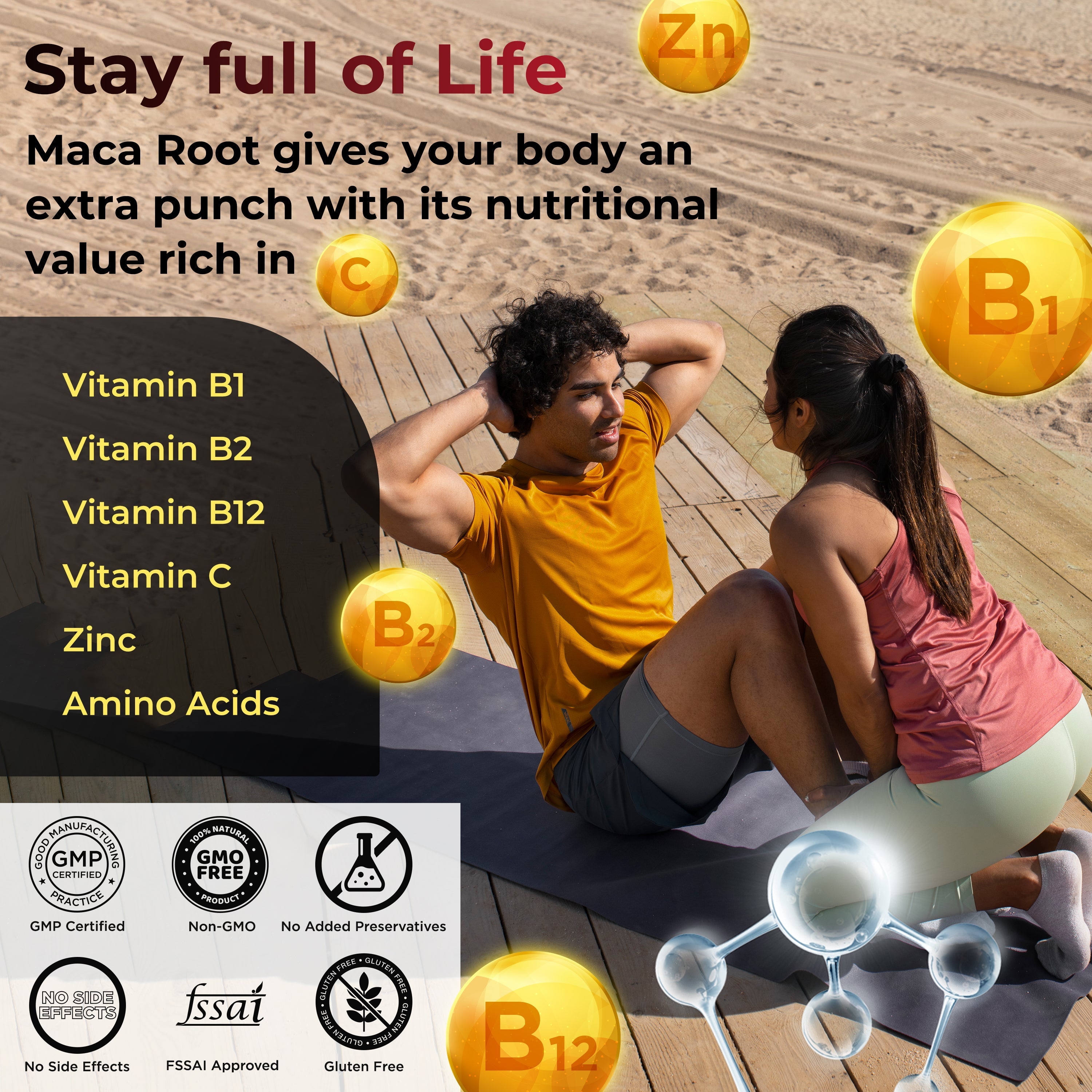 Health Veda Organics Maca Root Capsules