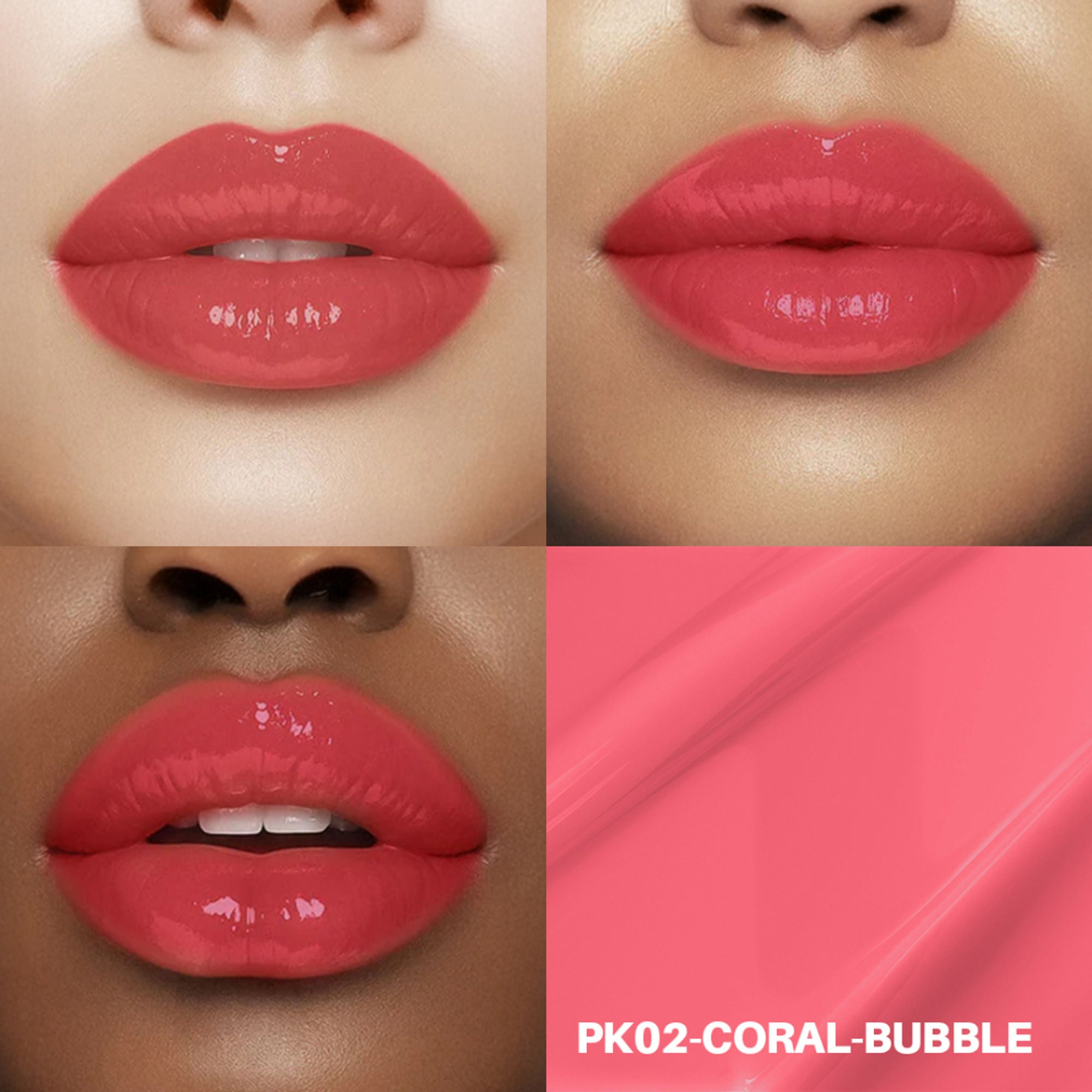 PINKFLASH Watery Transferproof Lip Tint - Pk02 Coral Bubble
