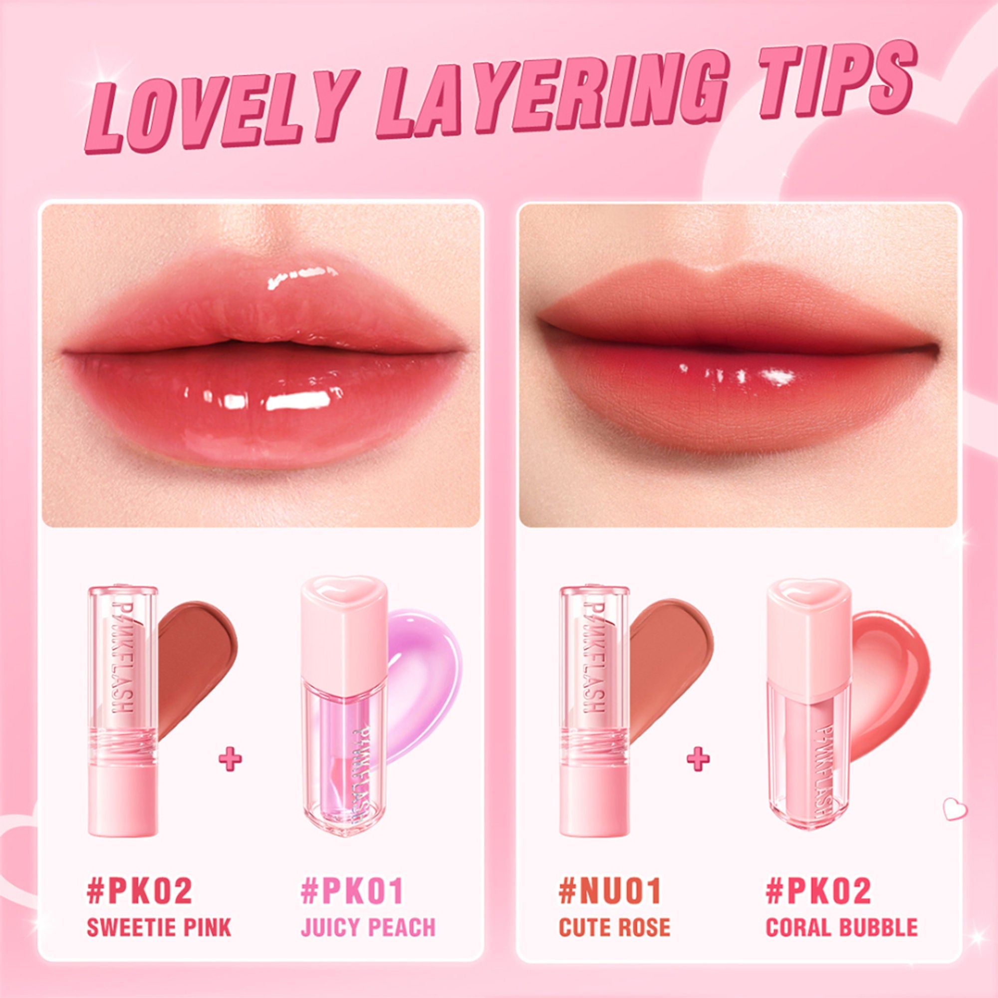 PINKFLASH Lasting Matte Lipstick - NU01 Cute Rose