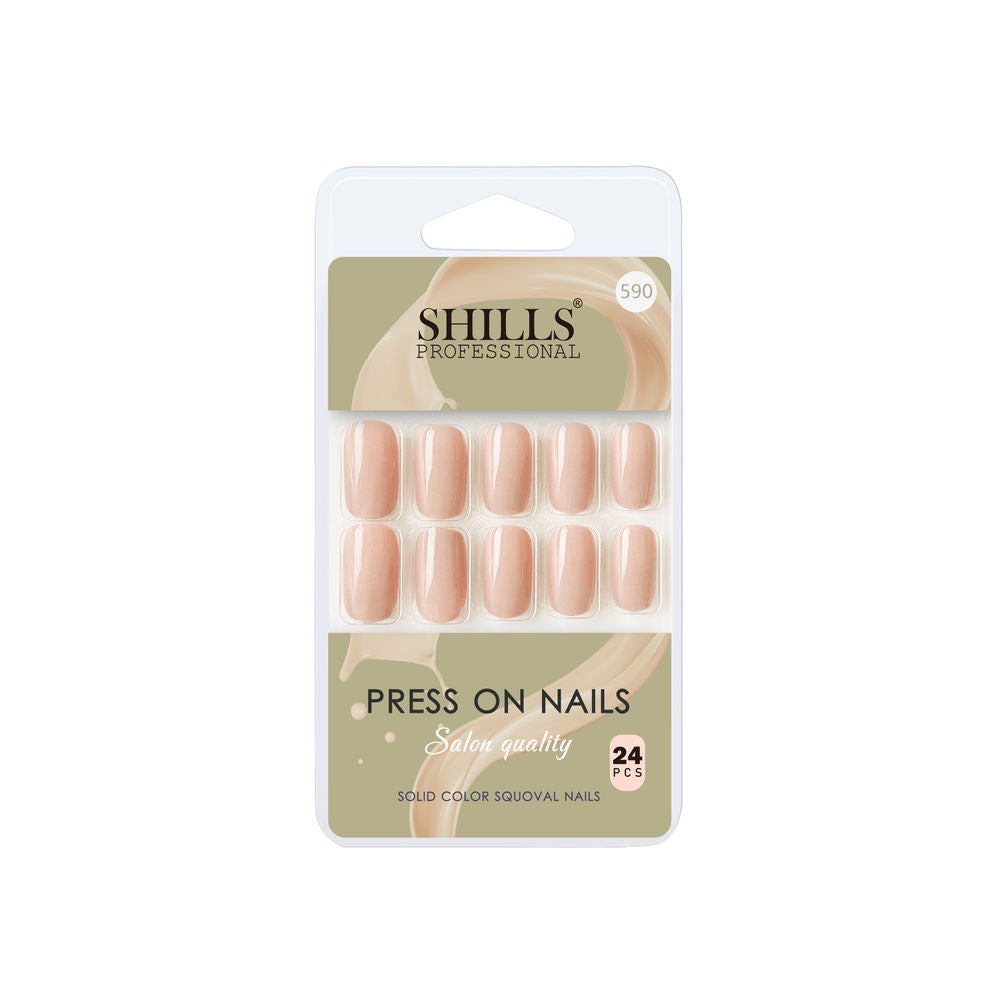 Shills Professional Reusable Press On Nails Square - SPN590