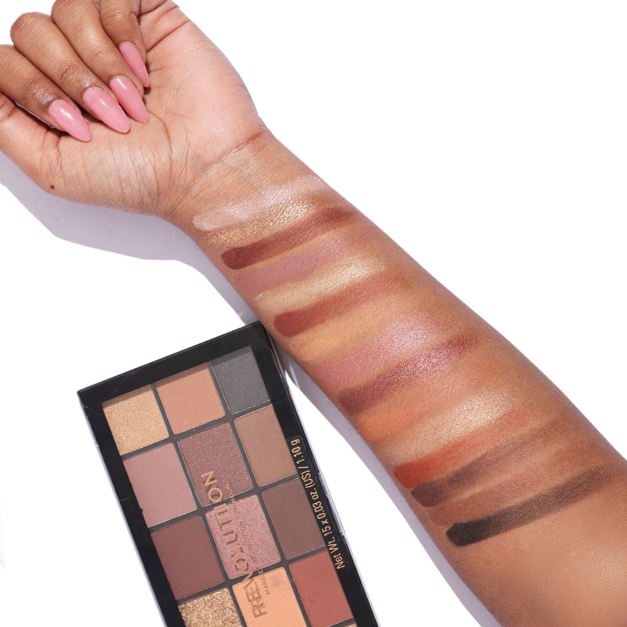 Makeup Revolution Reloaded Eyeshadow Palette-15 Smooth & Rich Shade-High Pay Off Formula - Velvet Rose