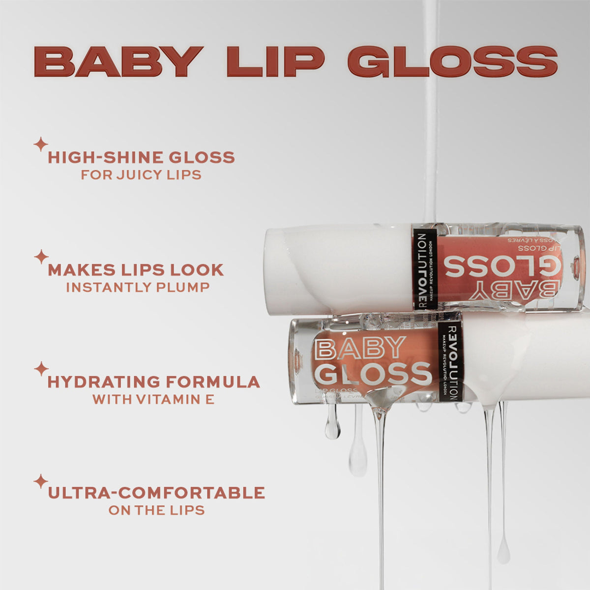 Makeup Revolution Relove Baby Gloss - Glam
