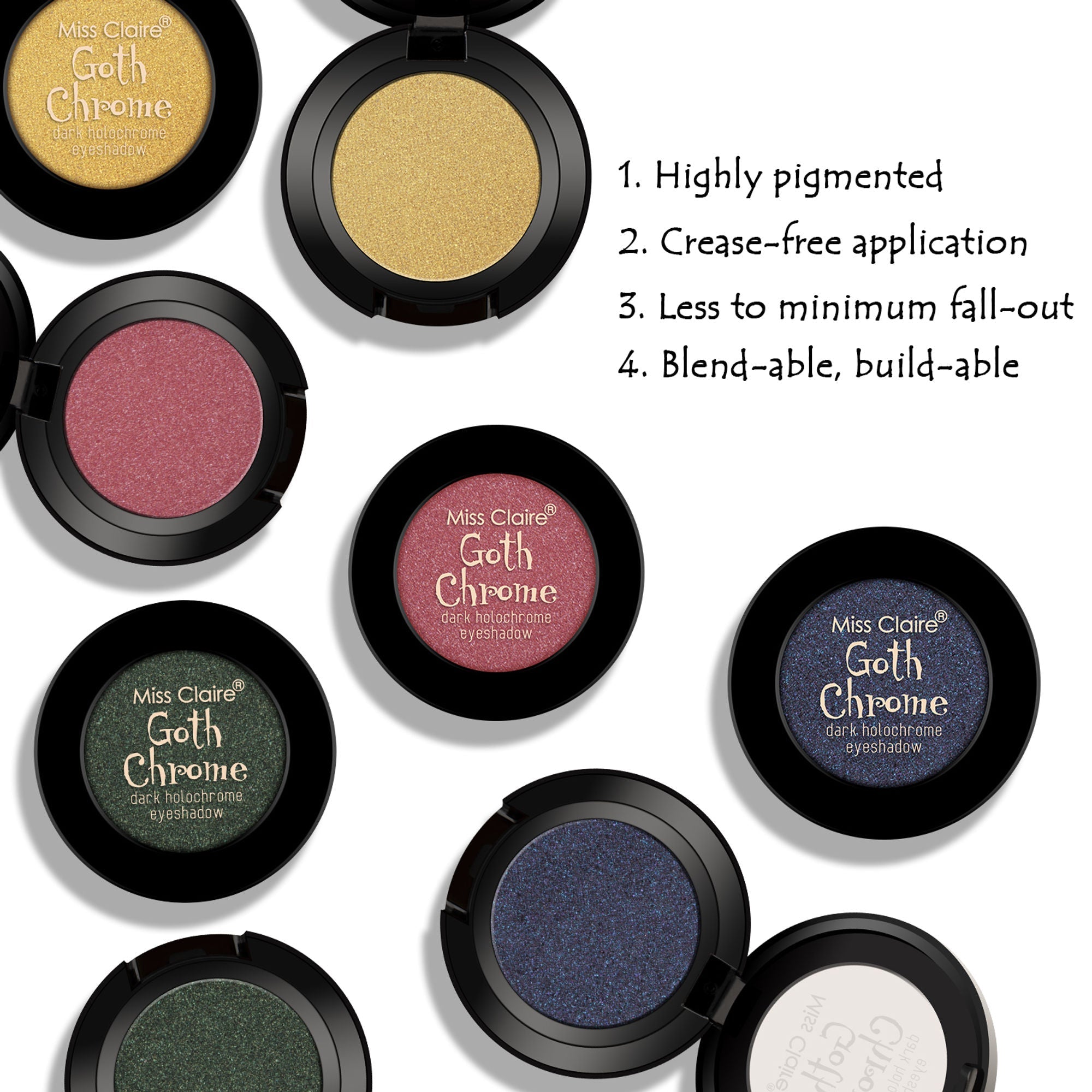 Miss Claire Goth Chrome Eyeshadow - 3