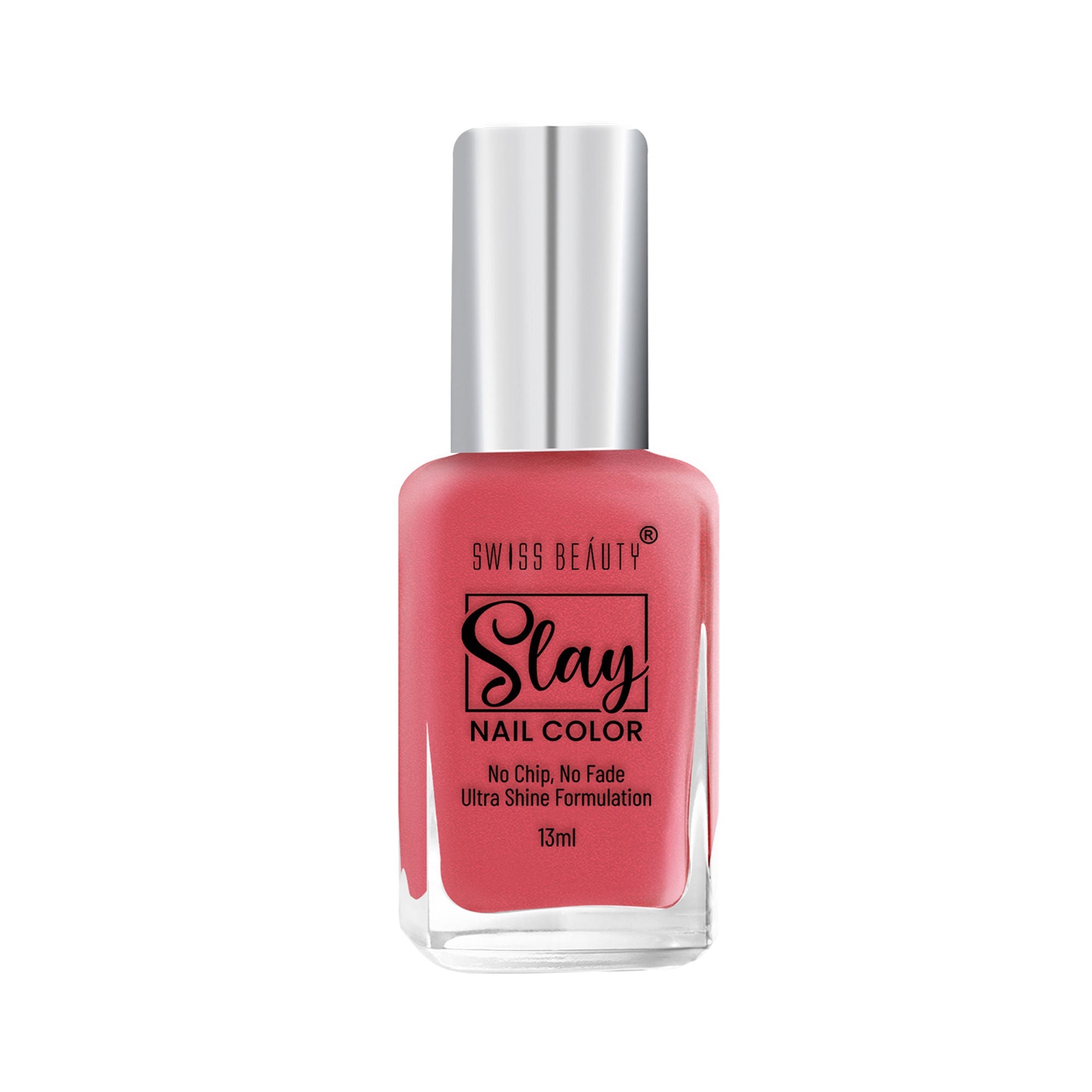 Swiss Beauty Slay Nail Color With Ultra Shine Formulation - 68 Magenta Rush