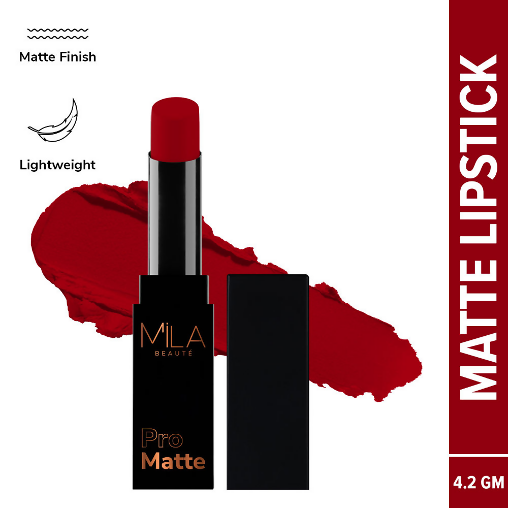 Mila Beaute Pro Matte Long Lasting Creamy Matte Finish Lipstick - Neerja