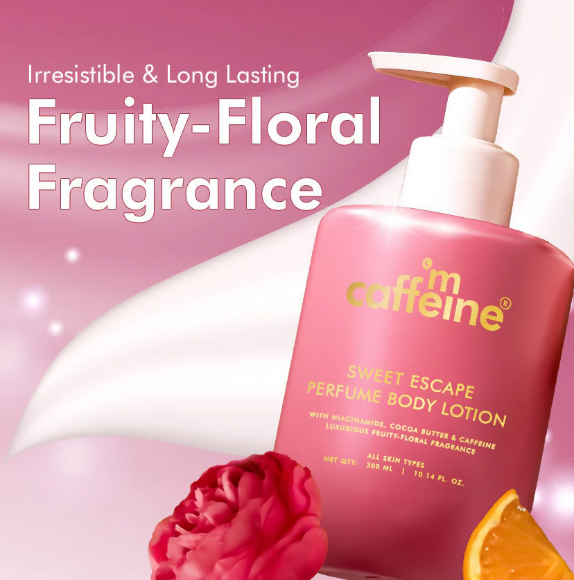 mCaffeine Pink Glow Set (Guava Body Wash & Sweet Escape Body Lotion)