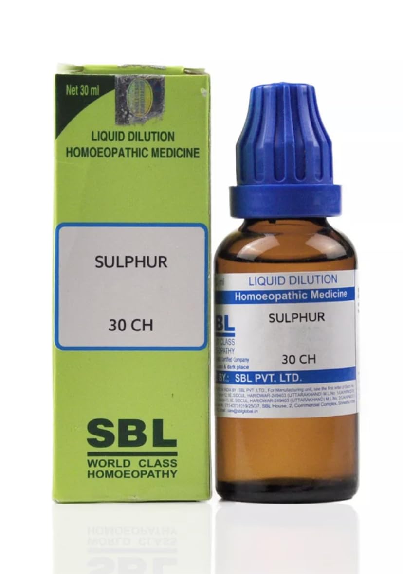 SBL Homeopathy Sulphur Dilution