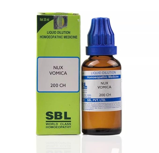 SBL Homeopathy Nux Vomica Dilution 200CH