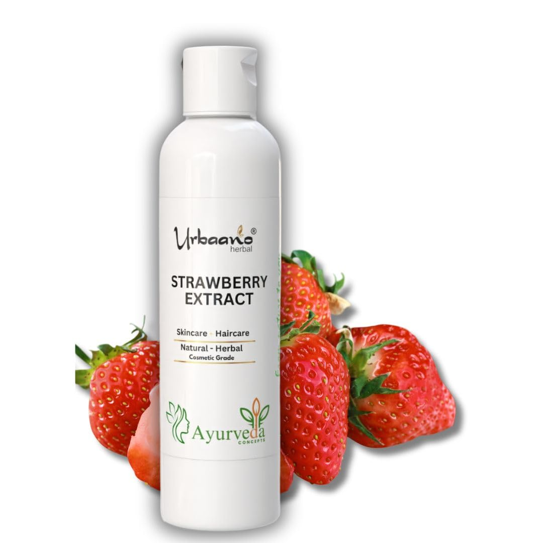 Urbaano Herbal Strawberry Extract Natural Ingredient For making DIY Skin Care Products like Serum