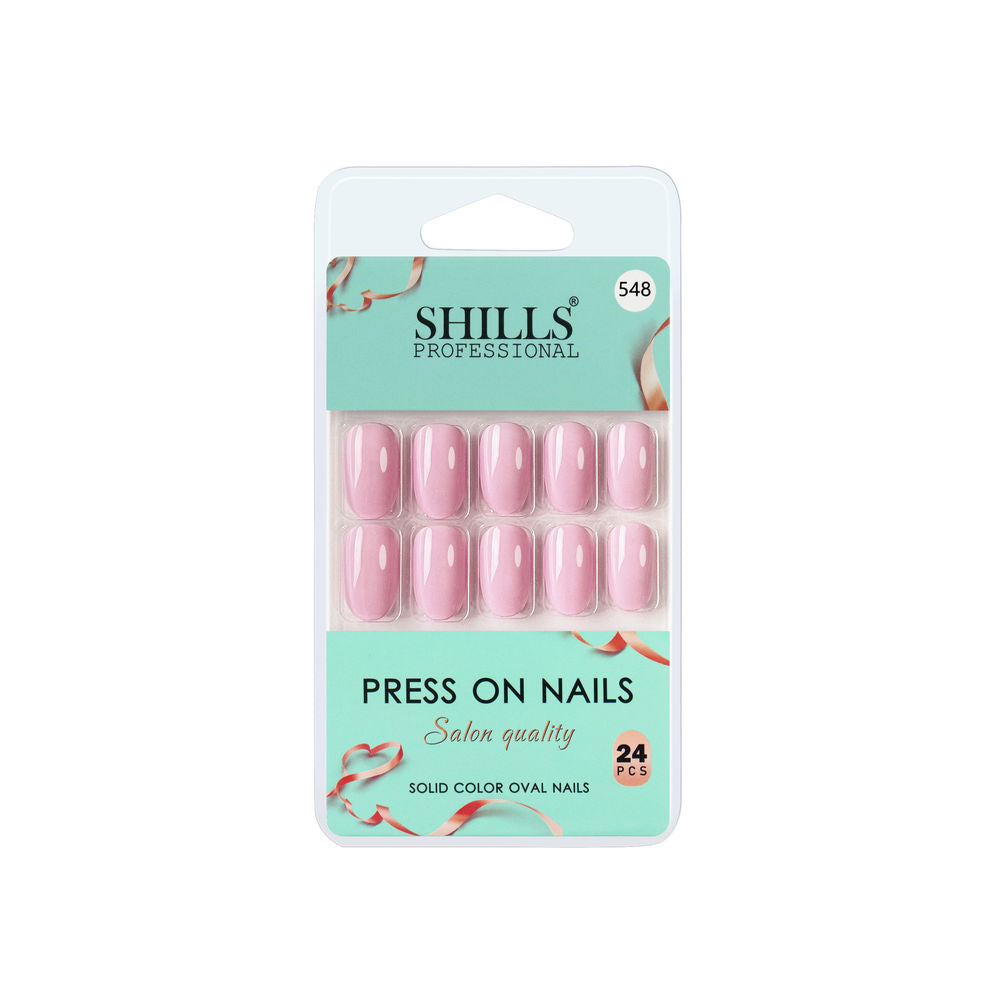Shills Professional Reusable Press On Nails Oval - SPN548