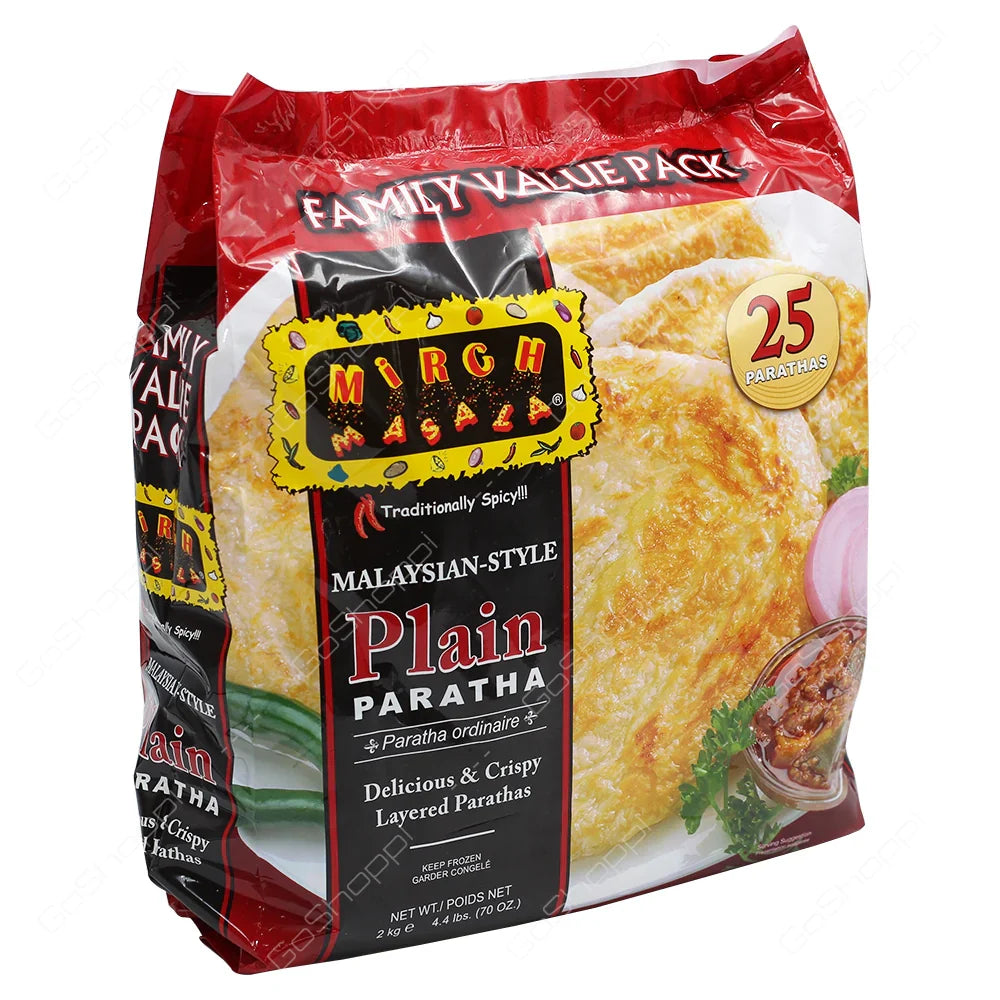 Mirch Masala Plain Paratha Family Pack 25pc