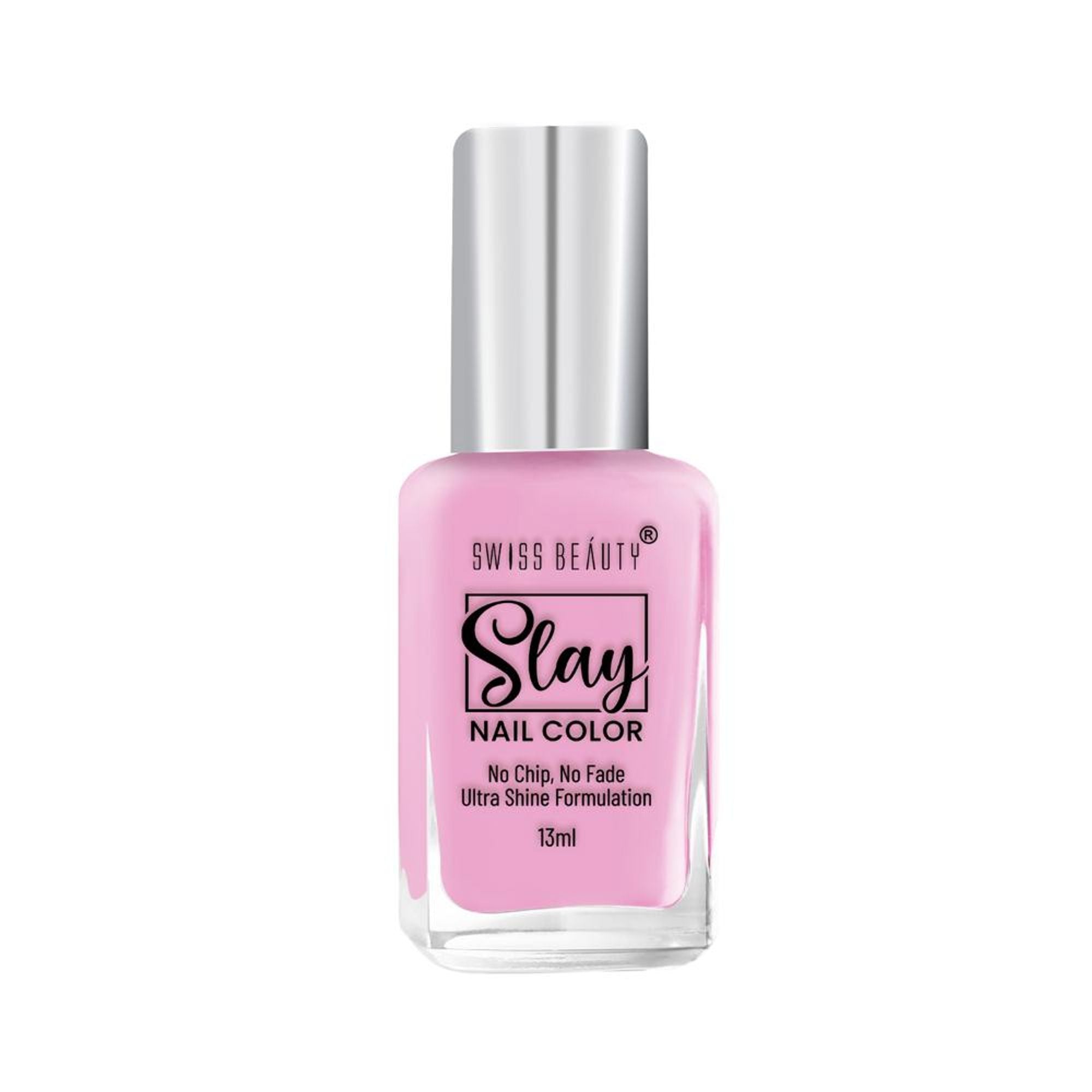 Swiss Beauty Slay Nail Color Ultra Shine Formulation - 03 Dreamy Pink
