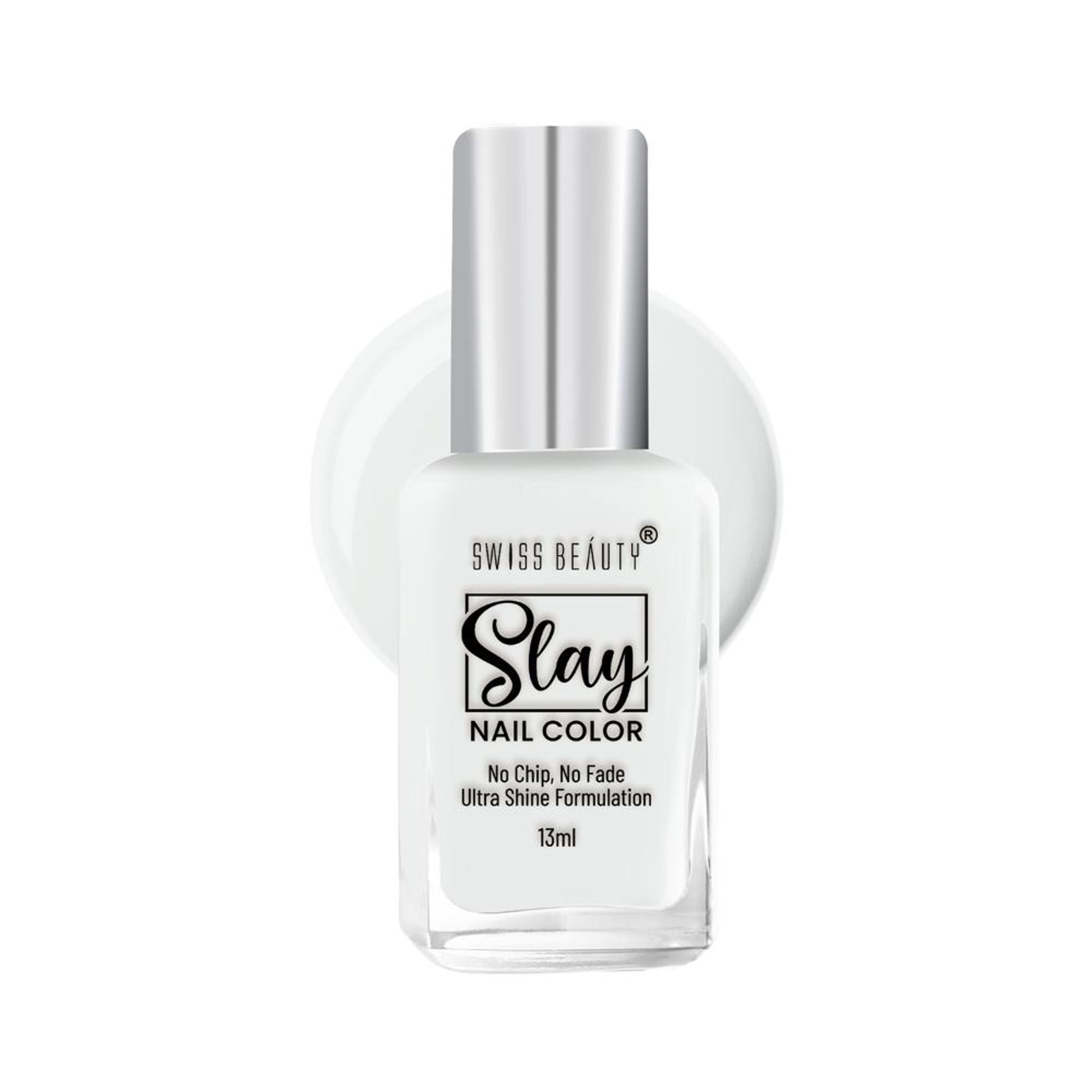 Swiss Beauty Slay Nail Color Ultra Shine Formulation - 07 Creamy Nude