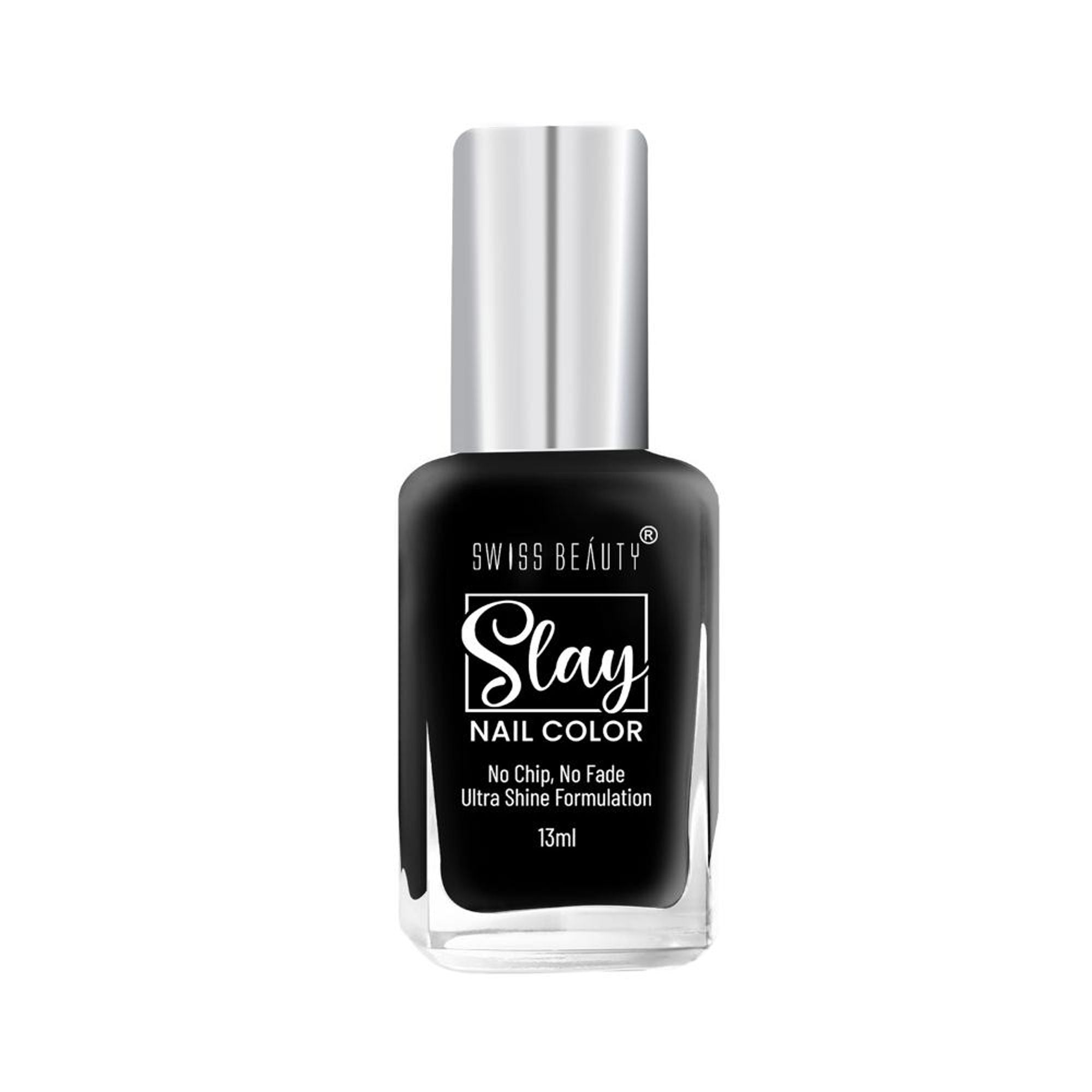 Swiss Beauty Slay Nail Color Ultra Shine Formulation - 22 Mid Night