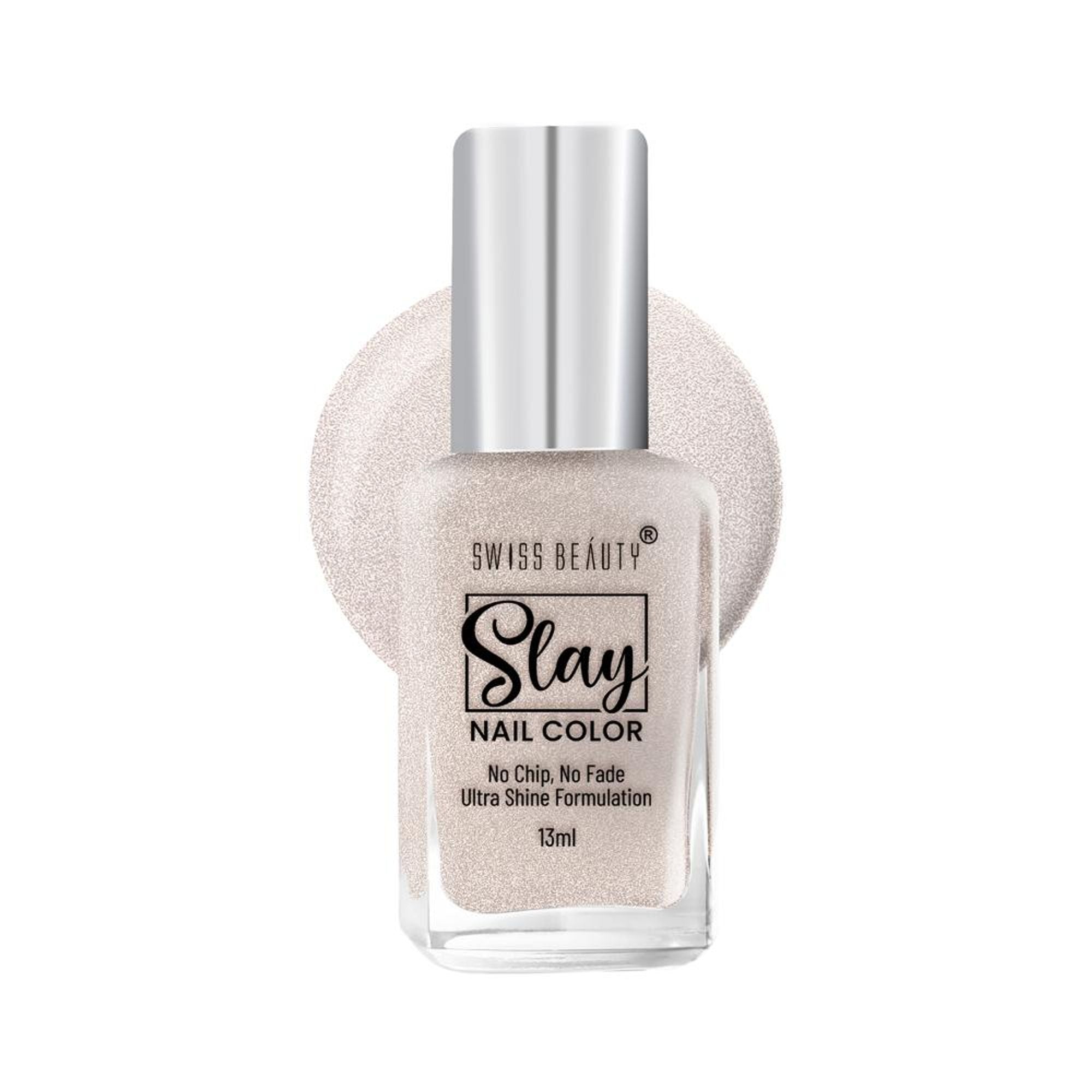 Swiss Beauty Slay Nail Color Ultra Shine Formulation - 52 Gold Star