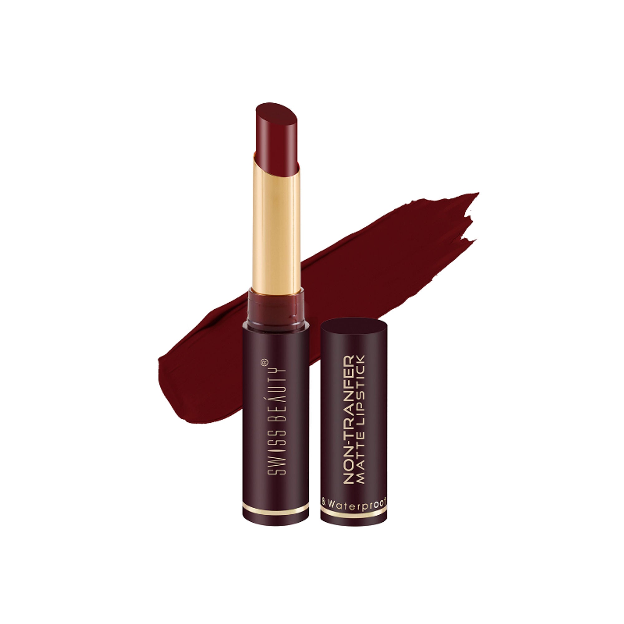 Swiss Beauty Non-Transfer Matte Lipstick - 23 Murphy Brown