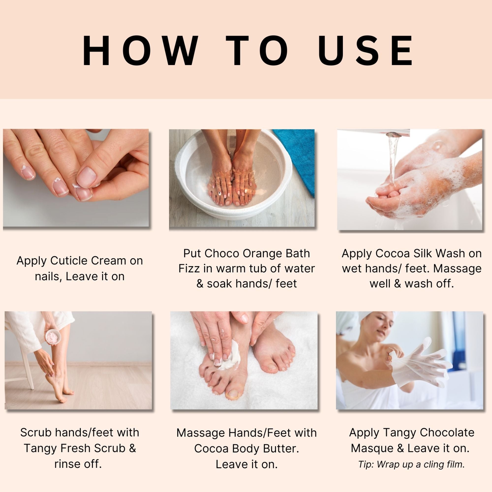 Aroma Treasures Orange & Chocolate Sinful Indulgence Mani-Pedi Kit