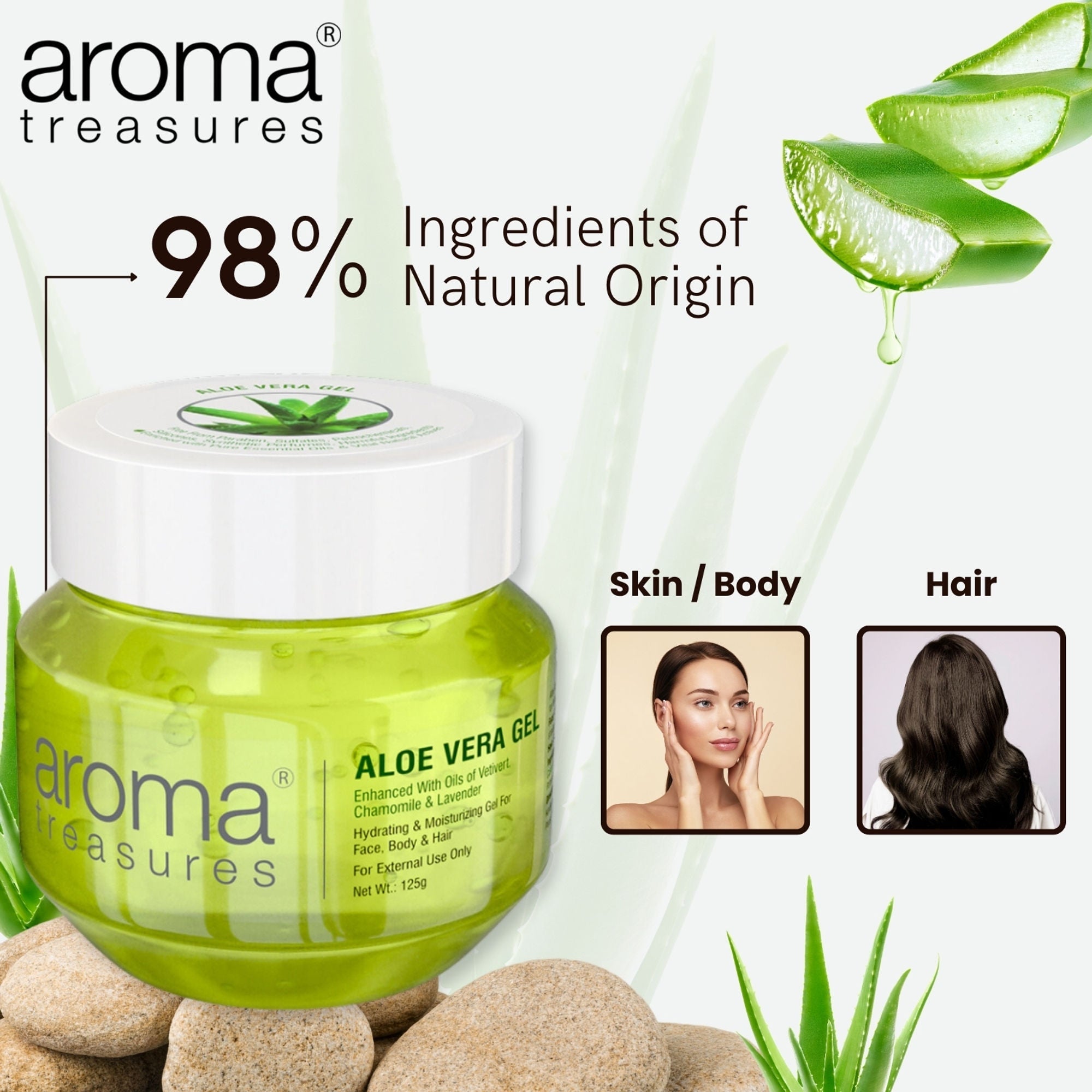 Aroma Treasures Aloe Vera Gel