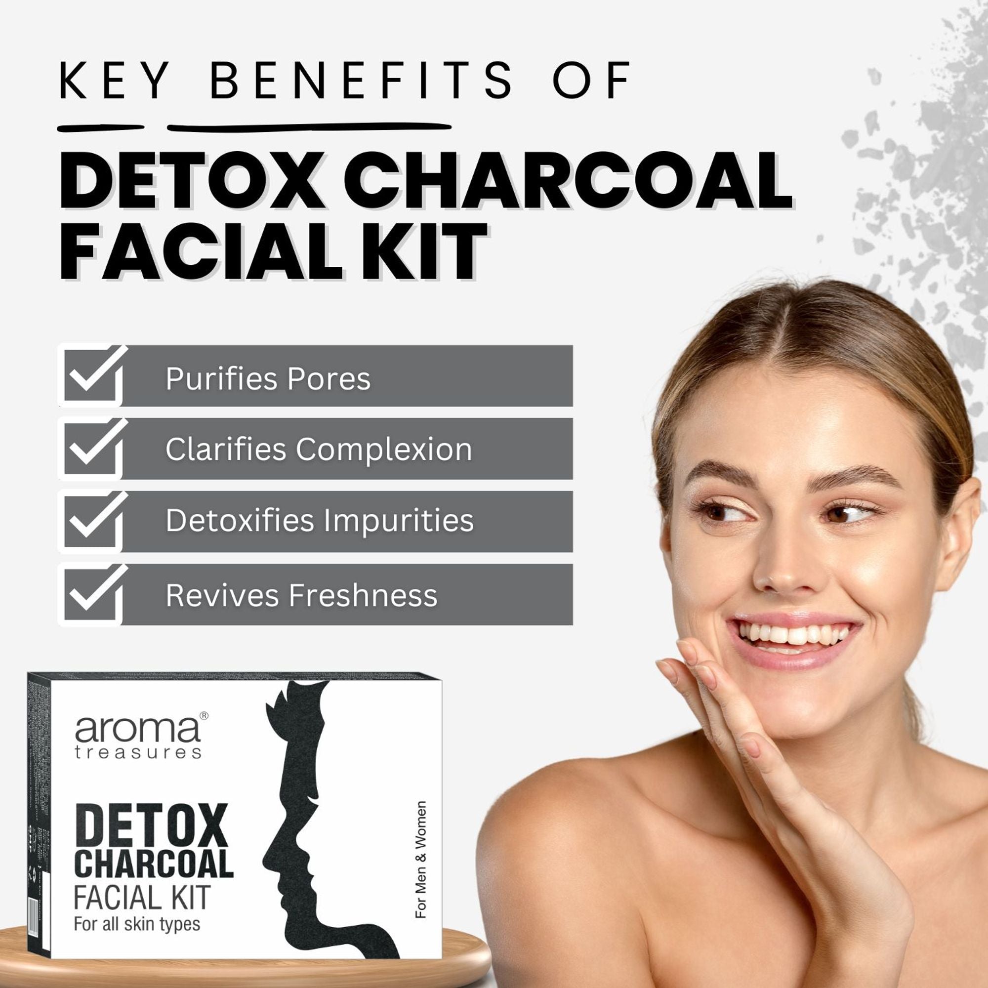 Aroma Treasures Detox Charcoal Facial Kit