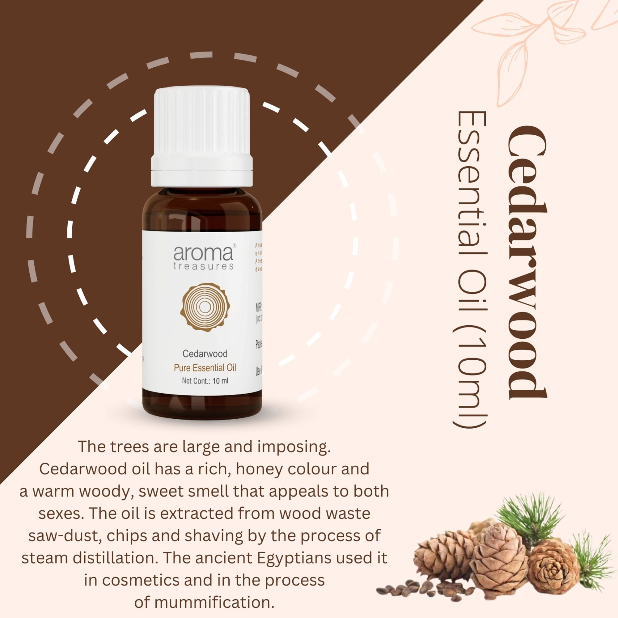 Aroma Treasures Cedarwood Pure Essential Oil