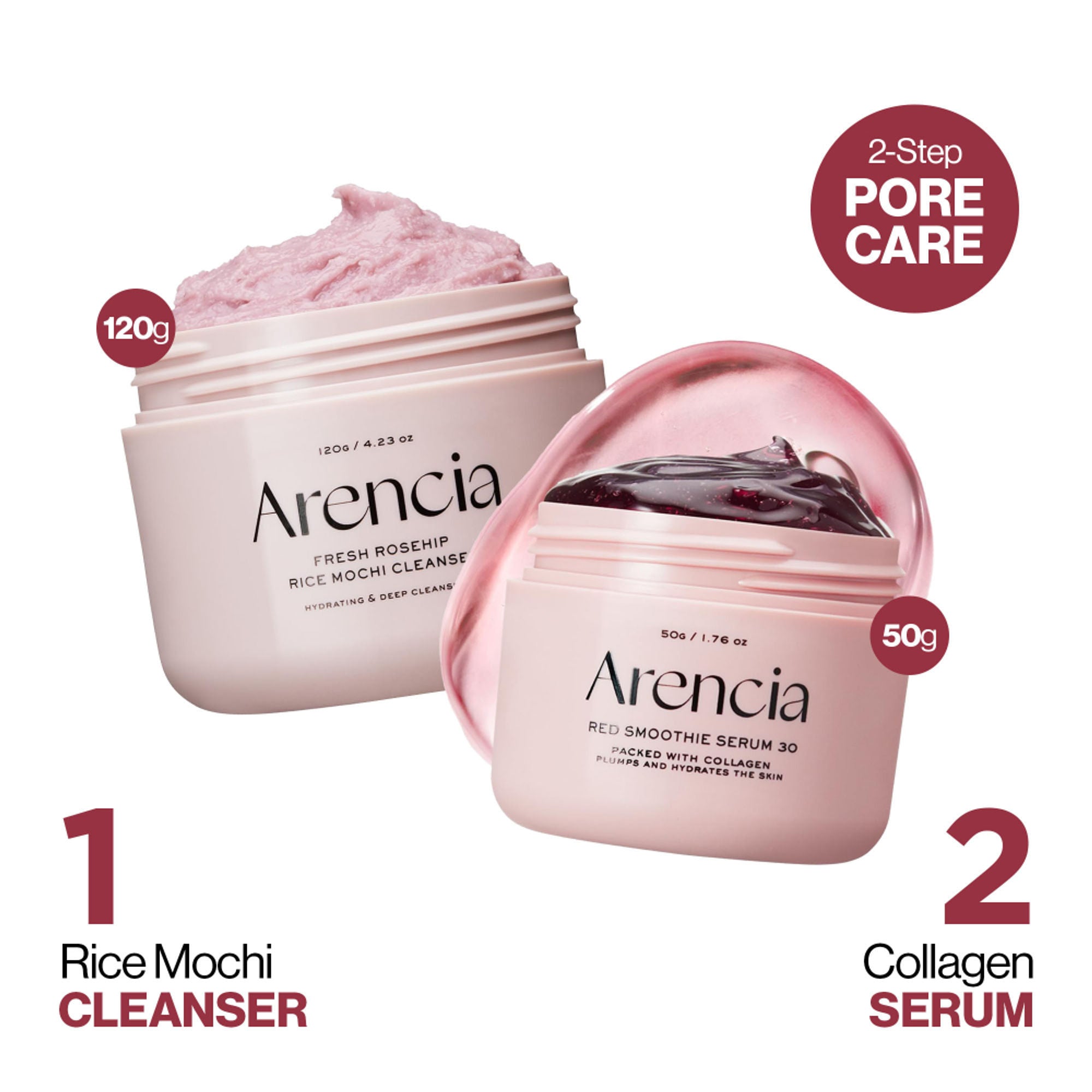 Arencia Collagen Pore Tightening Duo For Youthful Skin