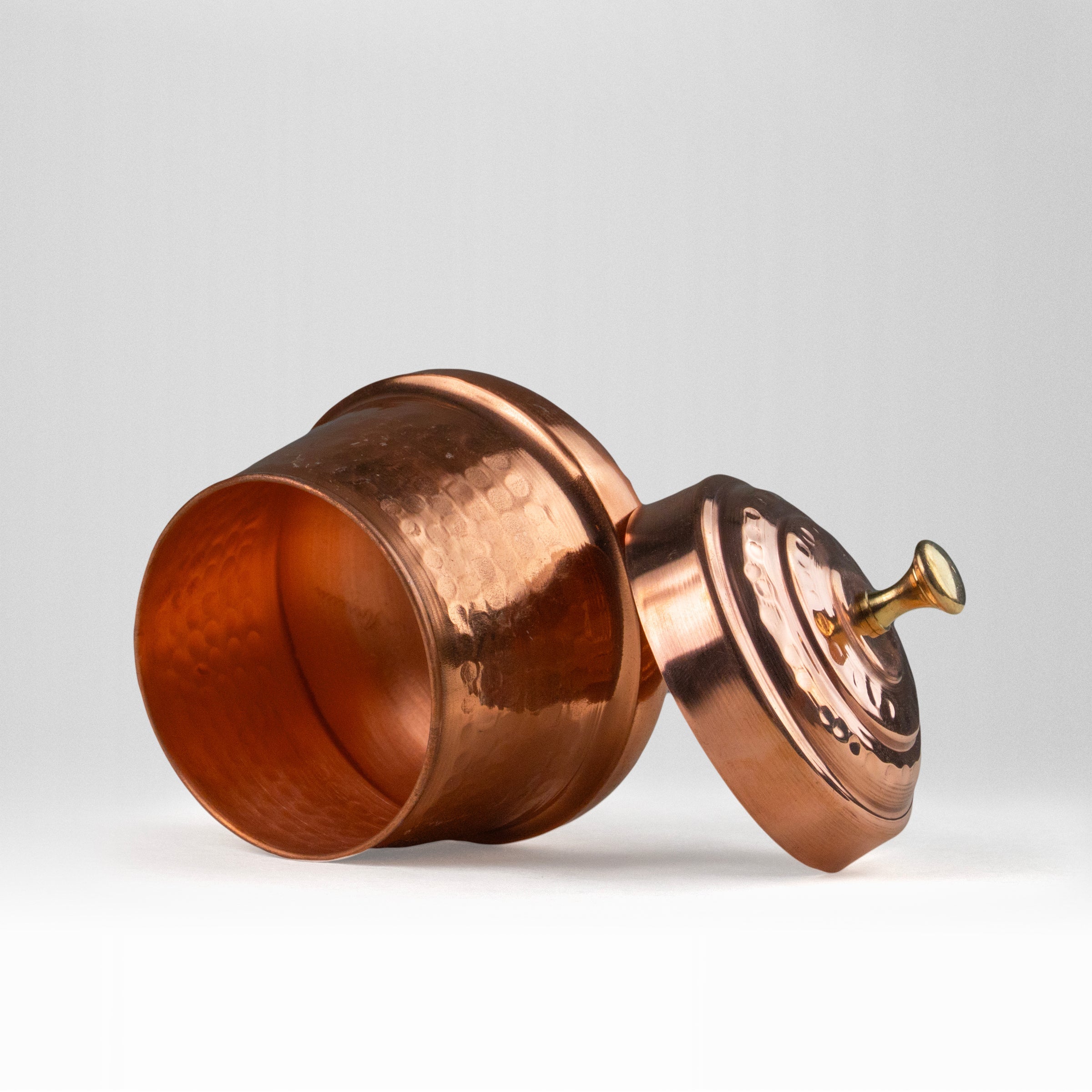 Health Smith Pure Copper Berry Dry Fruit Jar/Dabba/Container | Jar for Dry Fruits and Chocolates