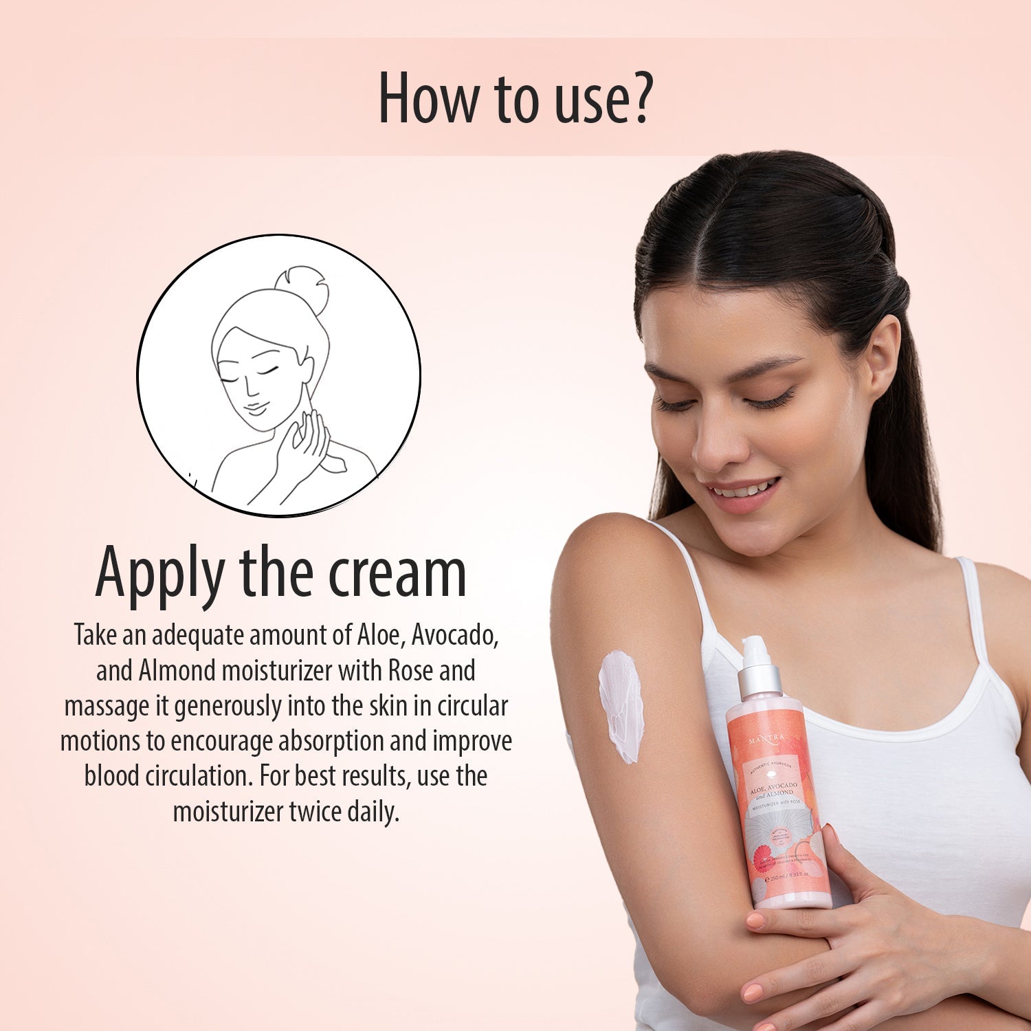 Mantra Aloe Avocado And Almond Moisturiser With Rose - Image 5