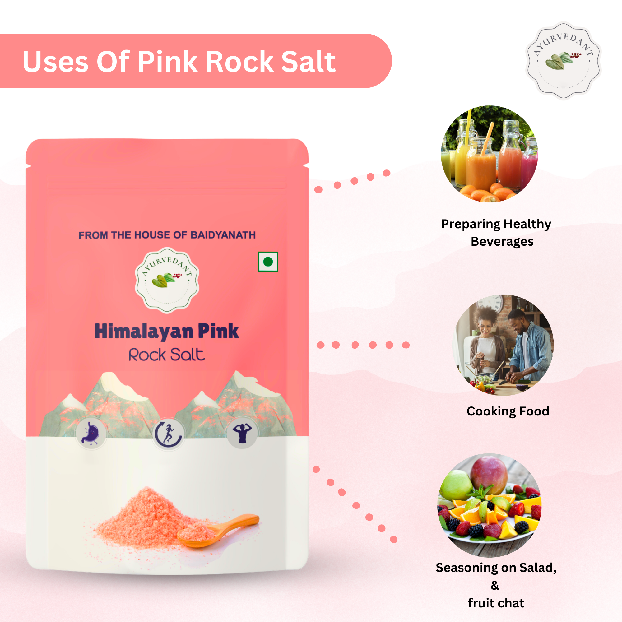 Ayurvedant Himalayan Pink Rock Salt - Image 4