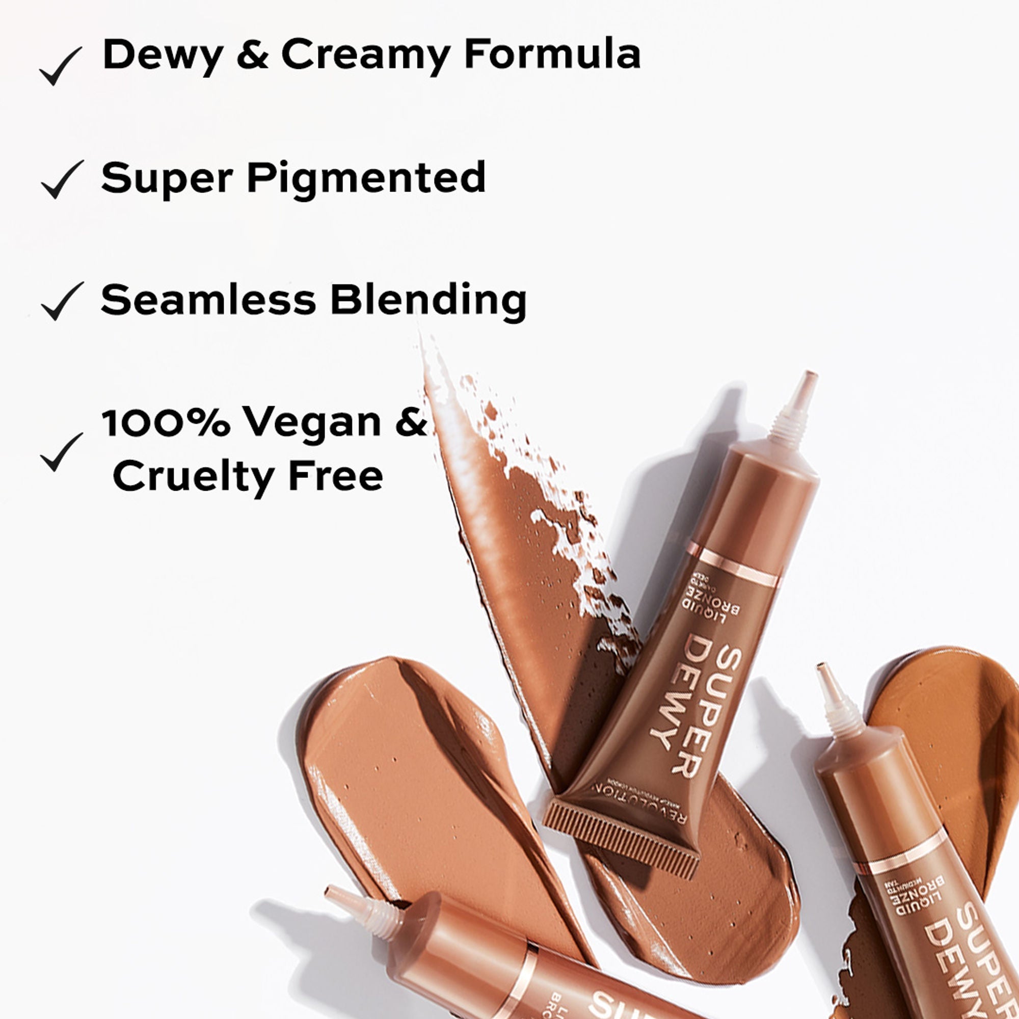 Makeup Revolution Superdewy Liquid Bronzer - Fair To Right