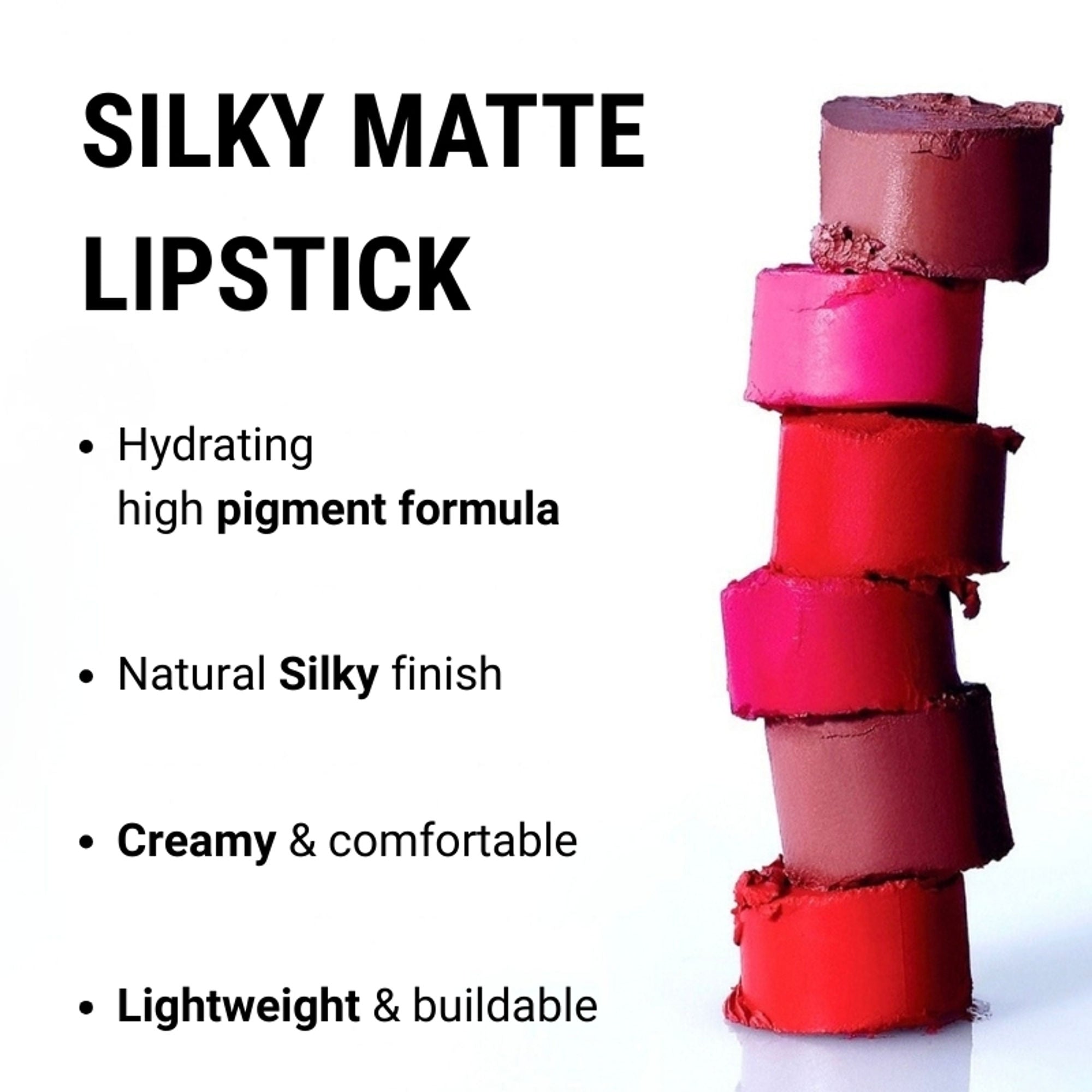 Europe Girl Silky Matte Lipstick - EG-04 Magenta