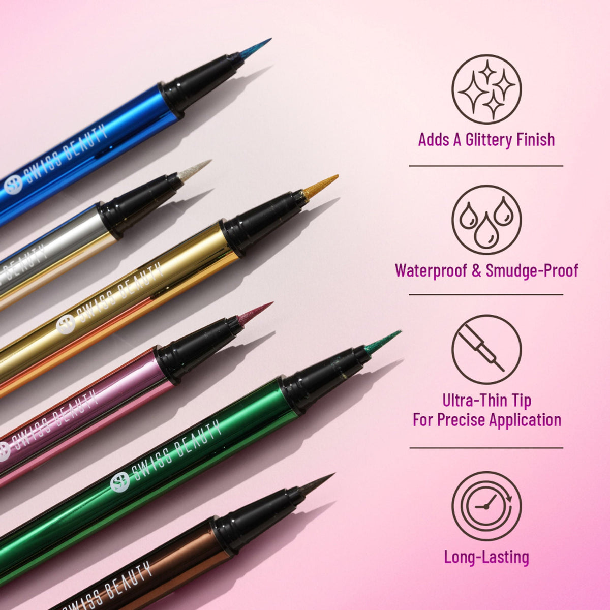 Swiss Beauty Eye Sparkle Sketch Liner - 2 Charming Gold