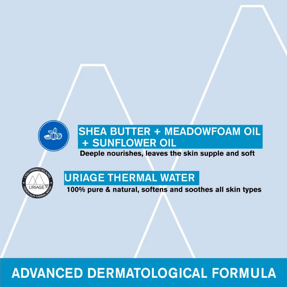 Uriage Daily Moisturizing Body Wash with Shea Butter