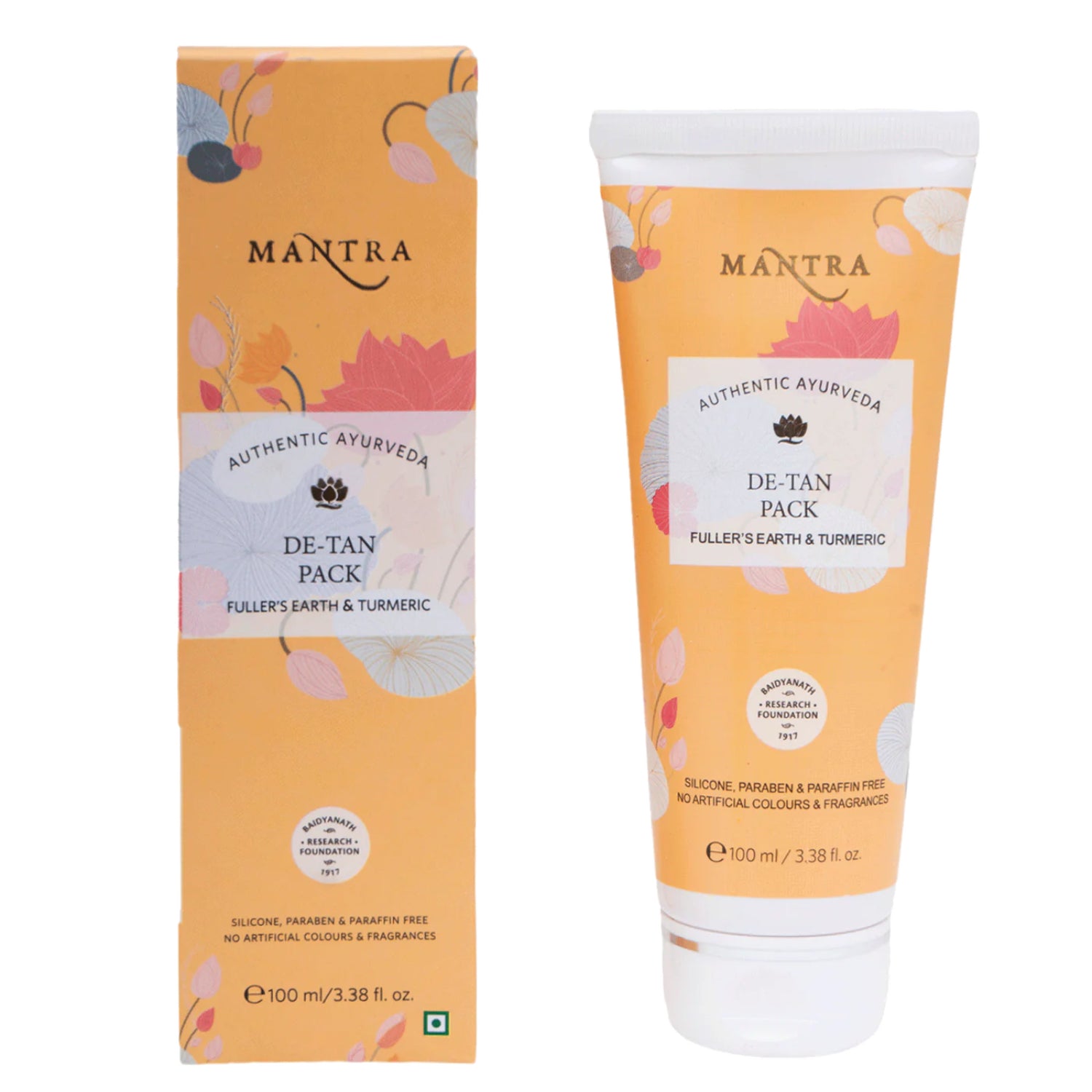 Mantra De Tan Pack Fuller Earth & Turmeric - Image 1