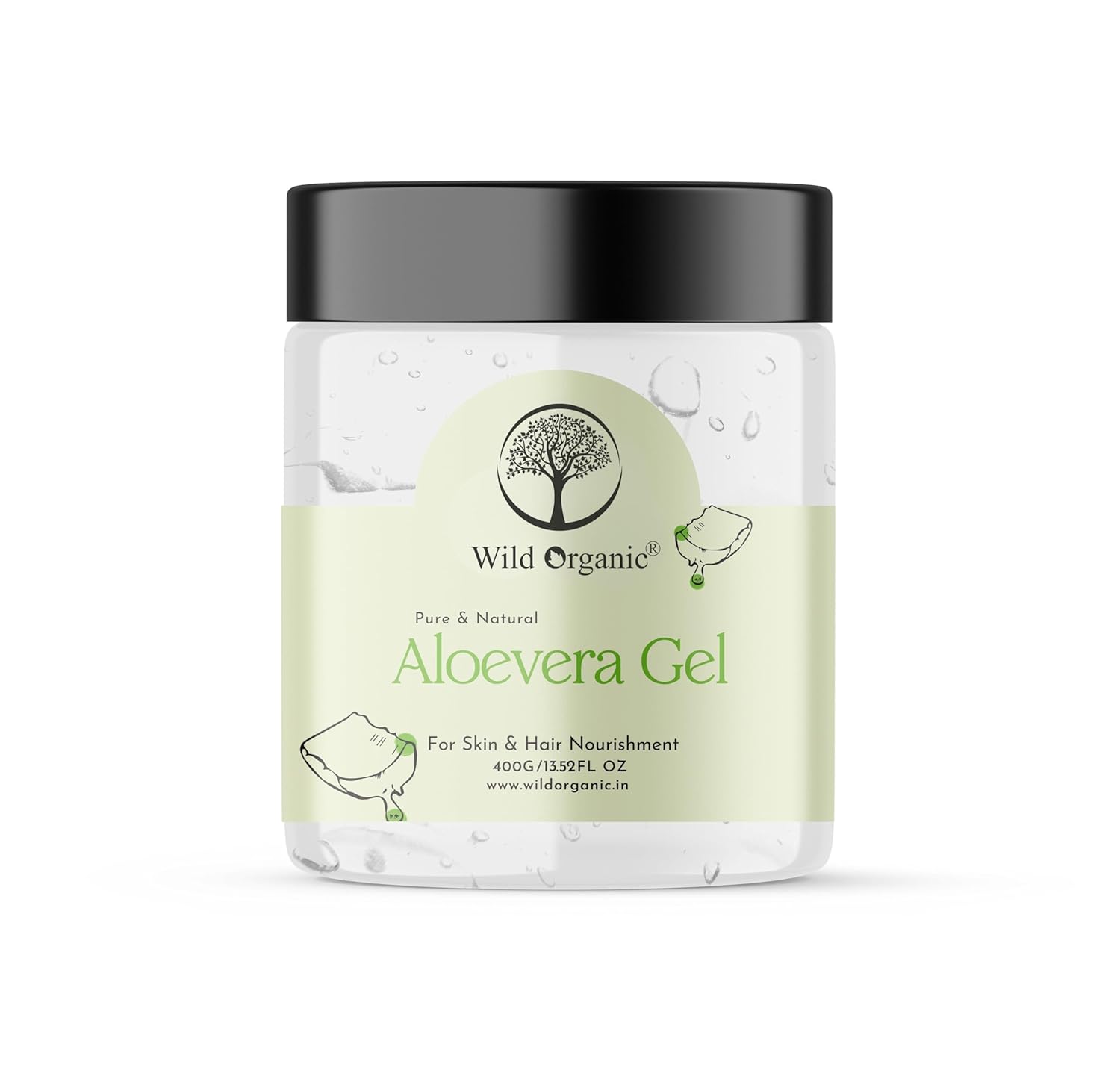 Wild Organic Pure & Natural Aloevera Gel
