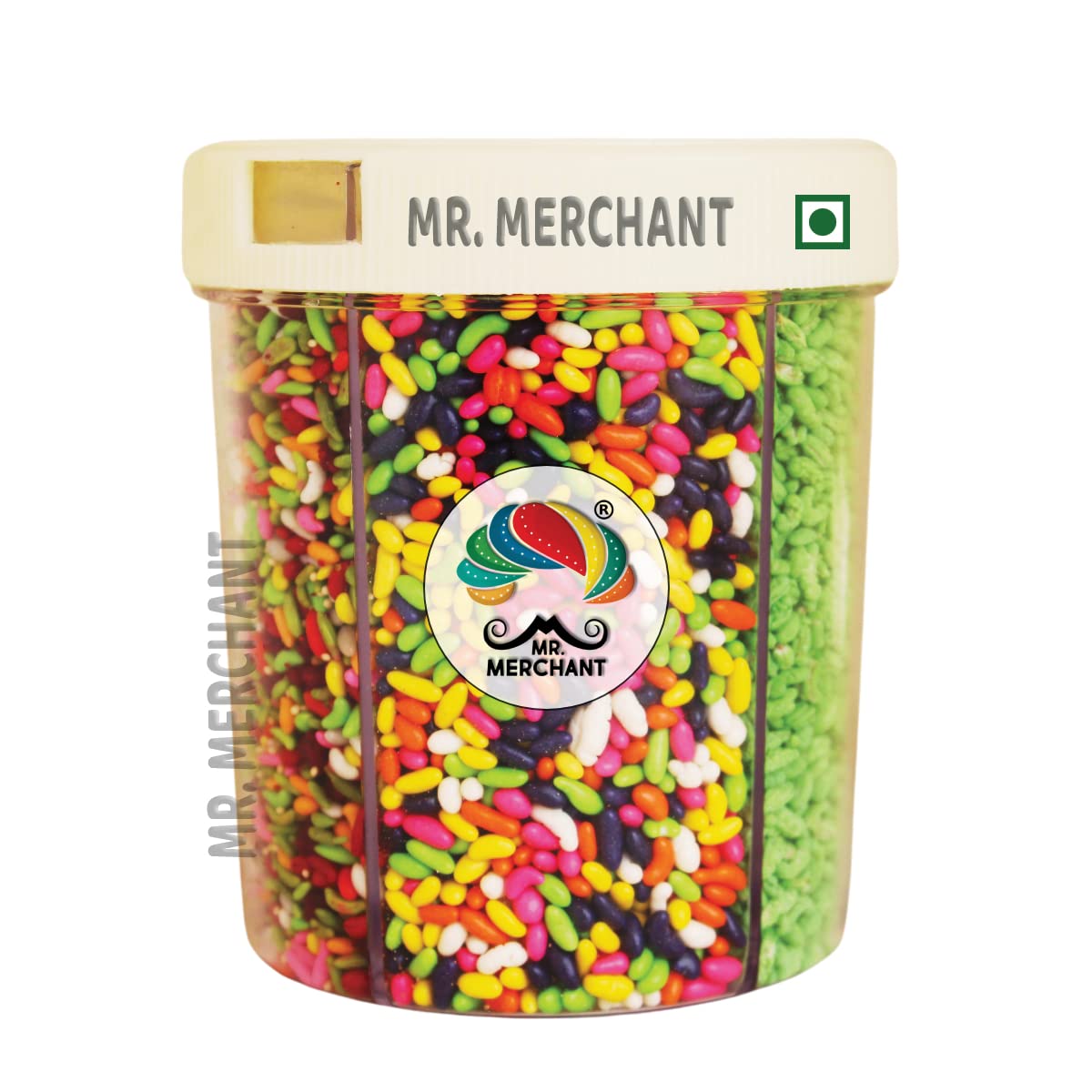 Mr. Merchant Mukhwas Mouth Freshener 5 In 1,(300 g) Green Madrasi Saunf Mukhwas, Rajasthani Mukhwas, Gulab Mukhwas, Bangali Mukhwas And Colorful Sauf|Premium (Pack Of 1), Mint