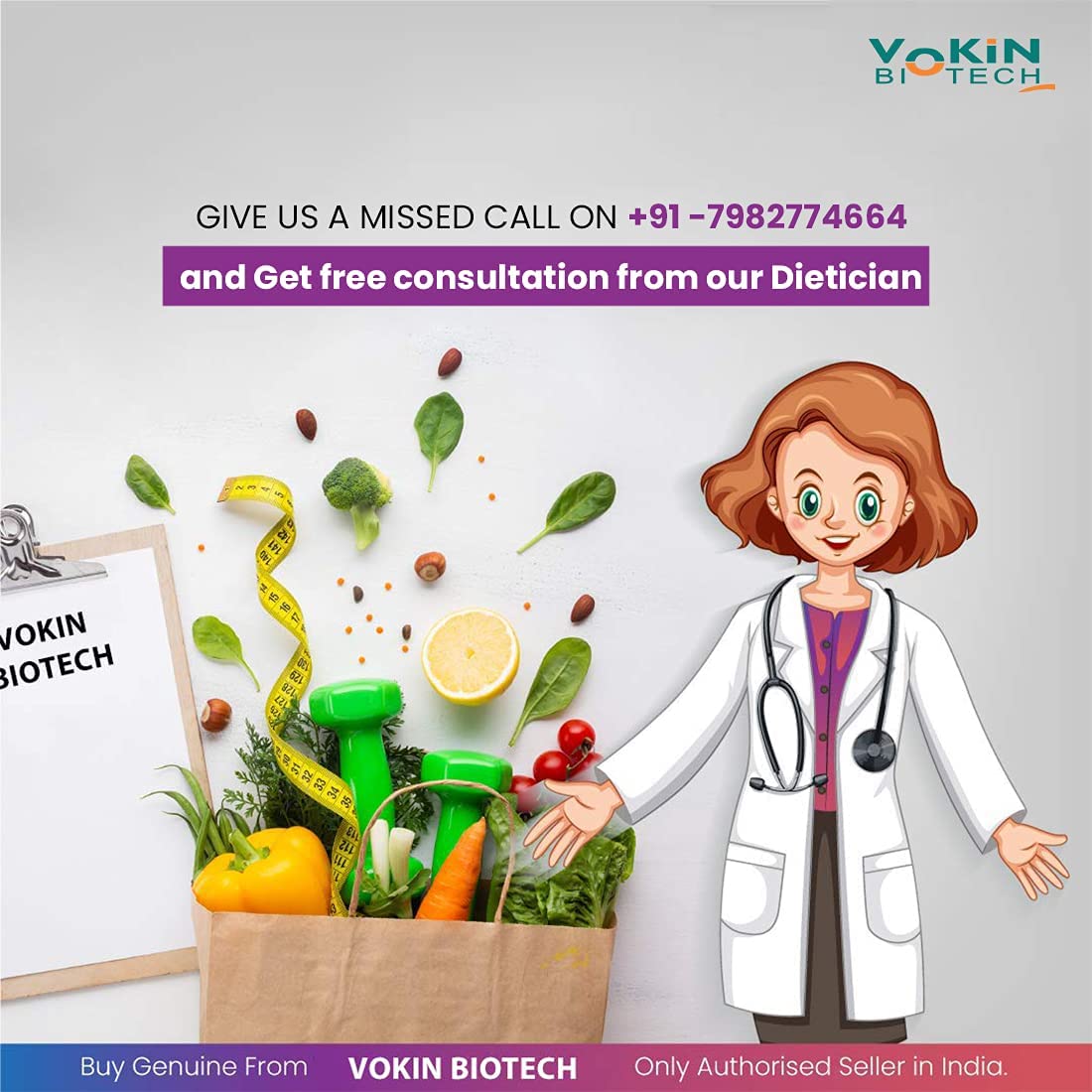 Vokin biotech L-Taurine - Amino Acid Supplement - 500mg